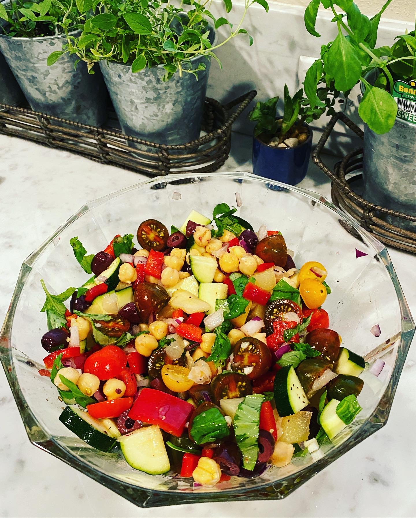Mediterranean Zucchini and Chickpea Salad Laura Landeros Cook