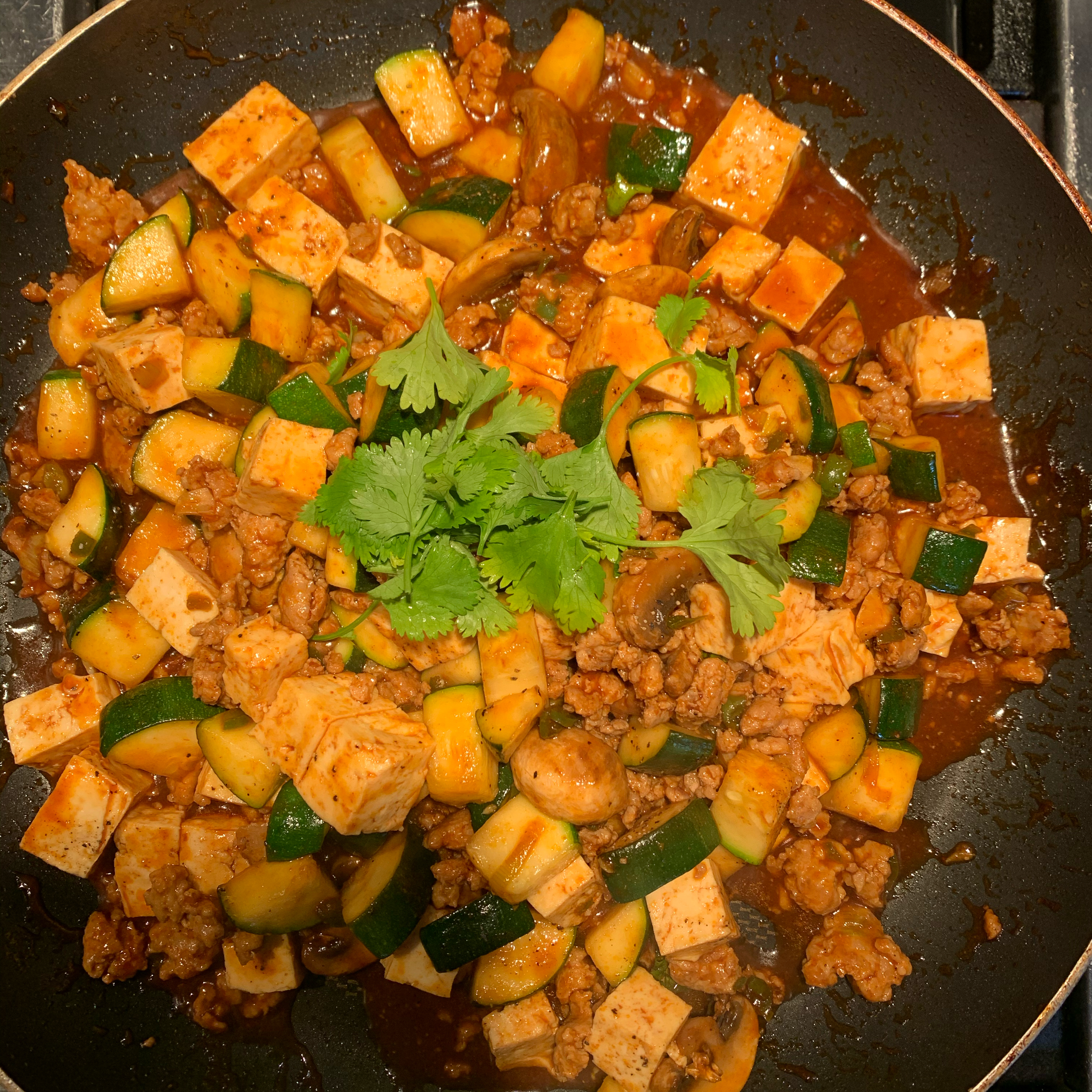 Spicy Pork and Vegetable Tofu MYE