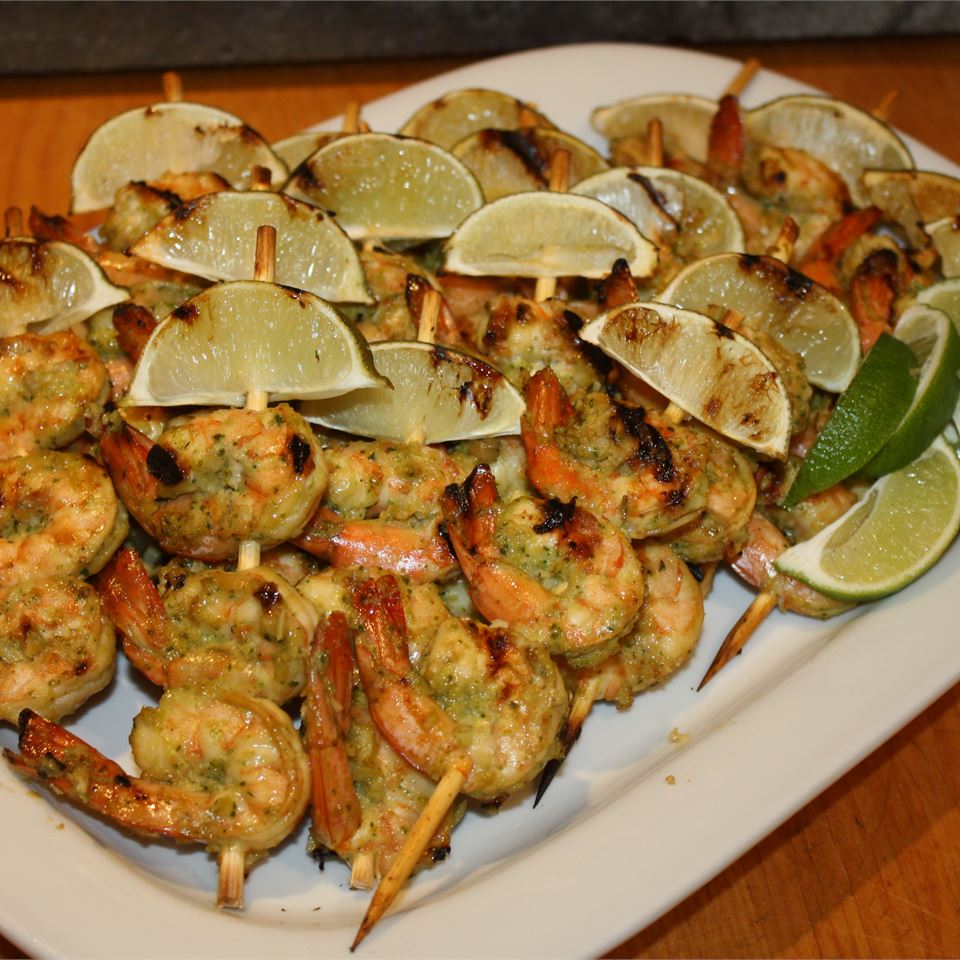 Spicy Coconut and Lime Grilled Shrimp