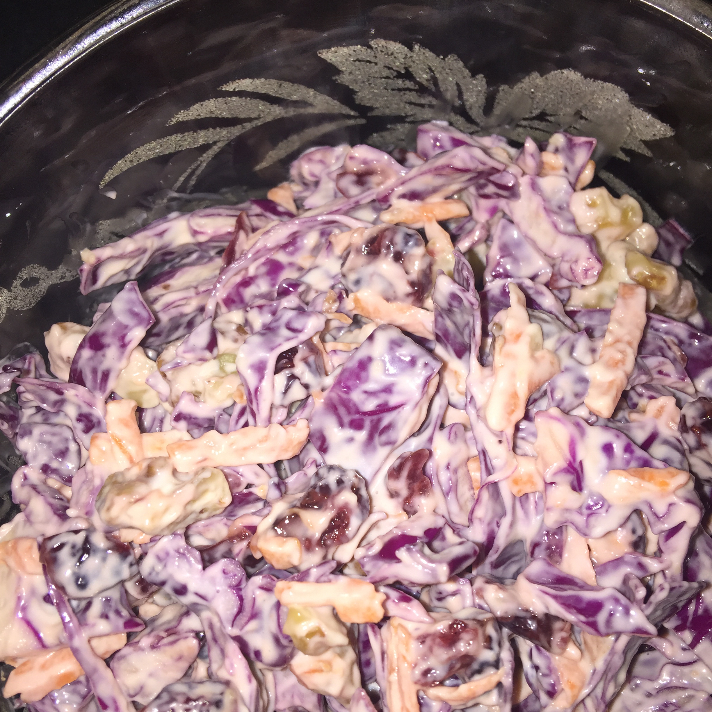 Red Cabbage Slaw Sherman Wright
