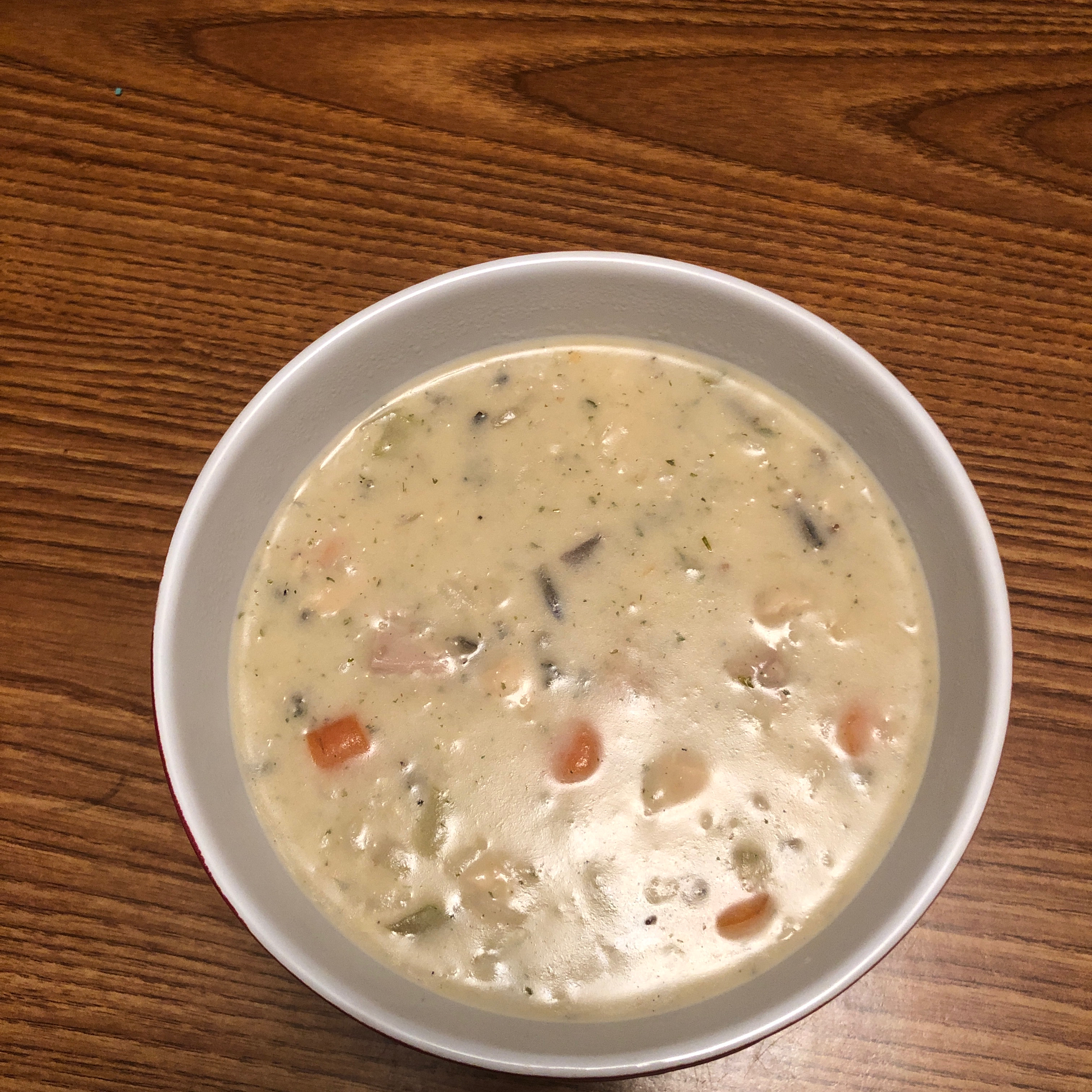 Cream of Chicken with Wild Rice Soup Black Butterfly