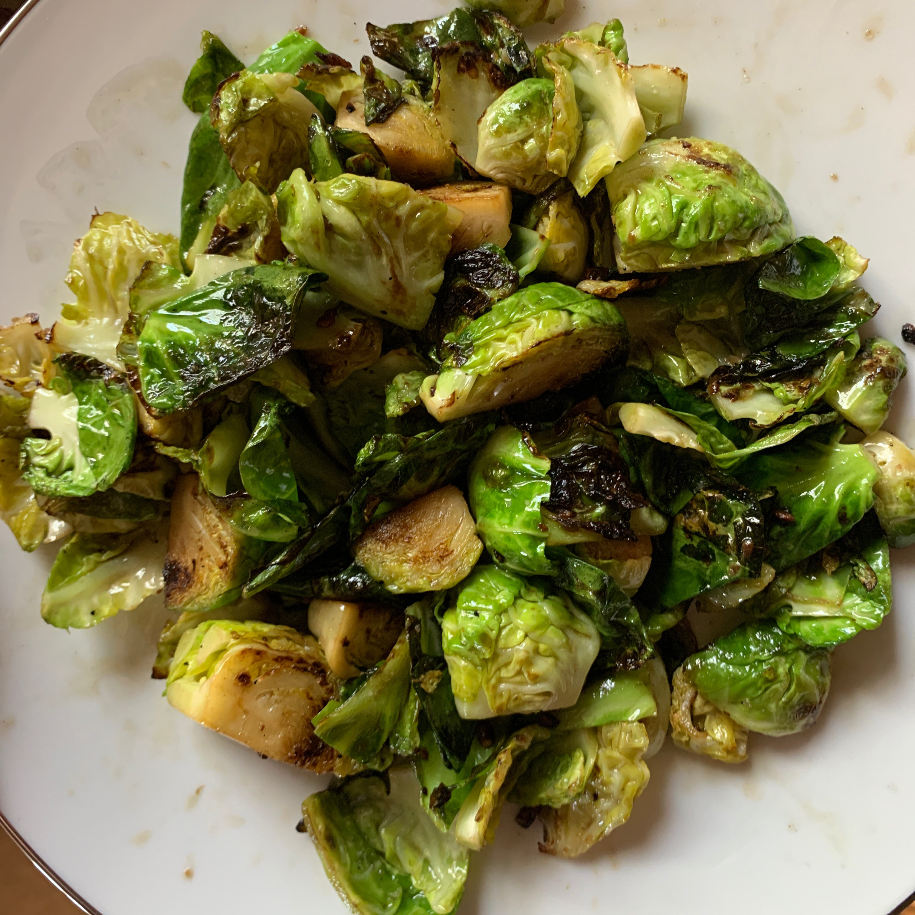Pan Fried Brussels Sprouts GG13