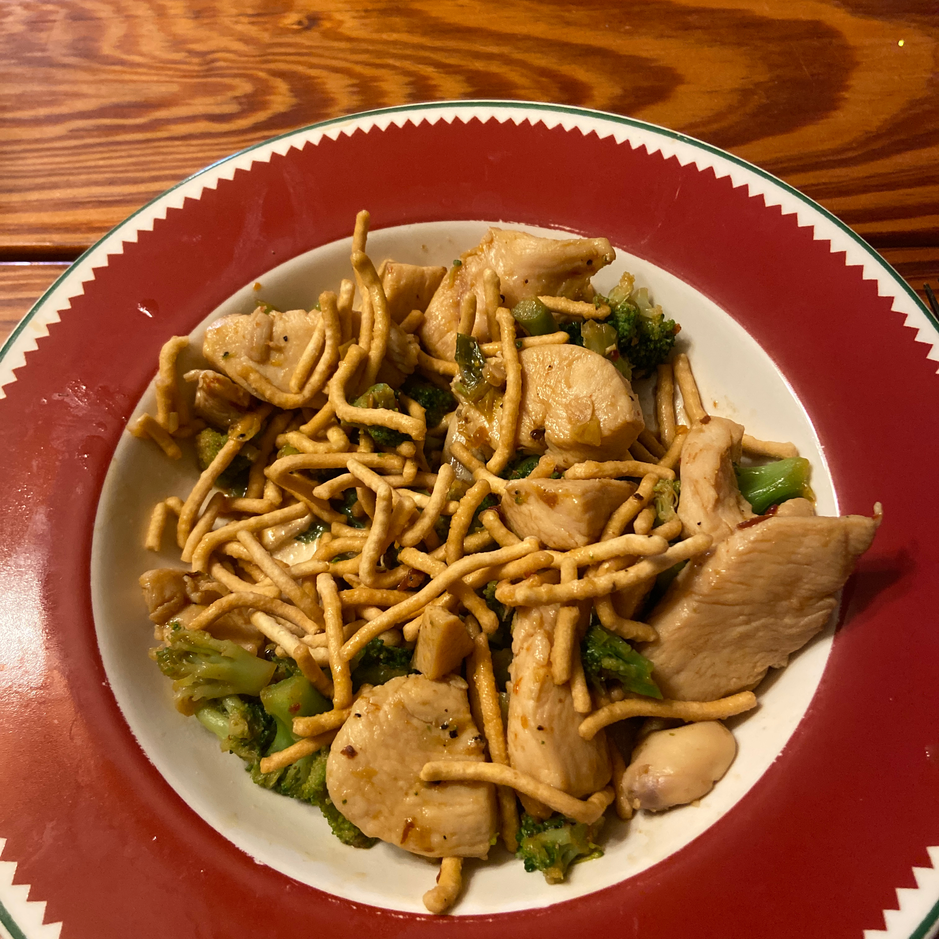 Sweet and Spicy Stir Fry with Chicken and Broccoli 