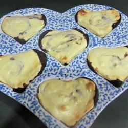 Brownie Cheesecake Hearts