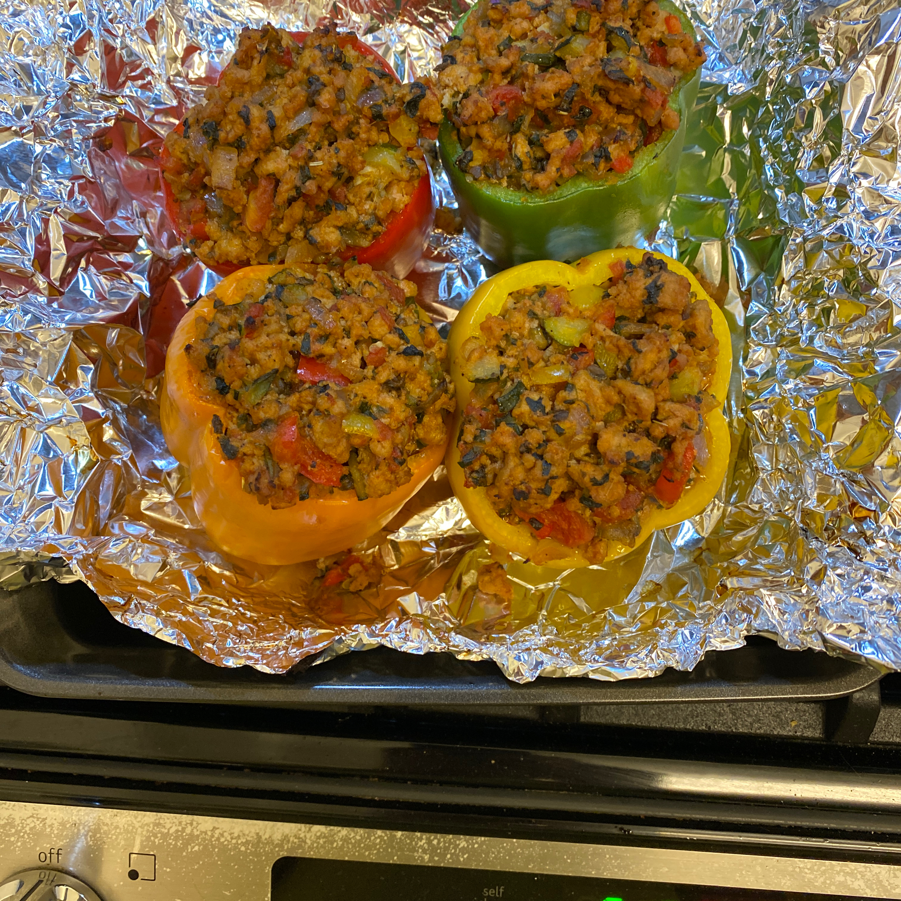 Stuffed Peppers with Turkey and Vegetables Drake Kohn
