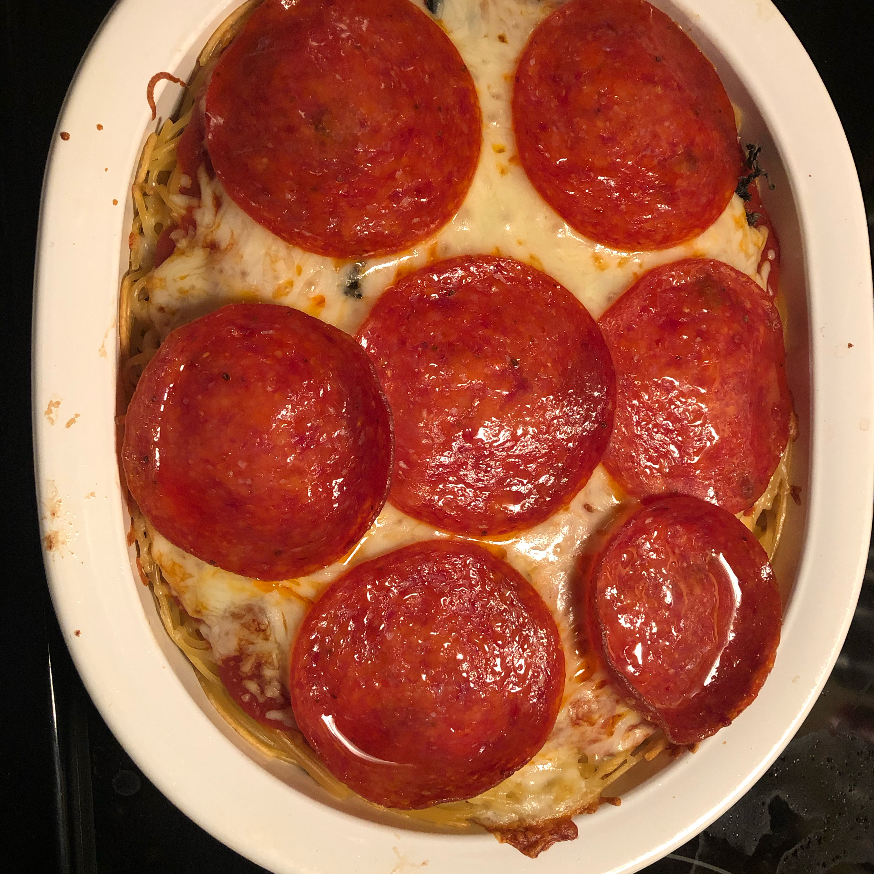 Spaghetti Pizza I Kris Black