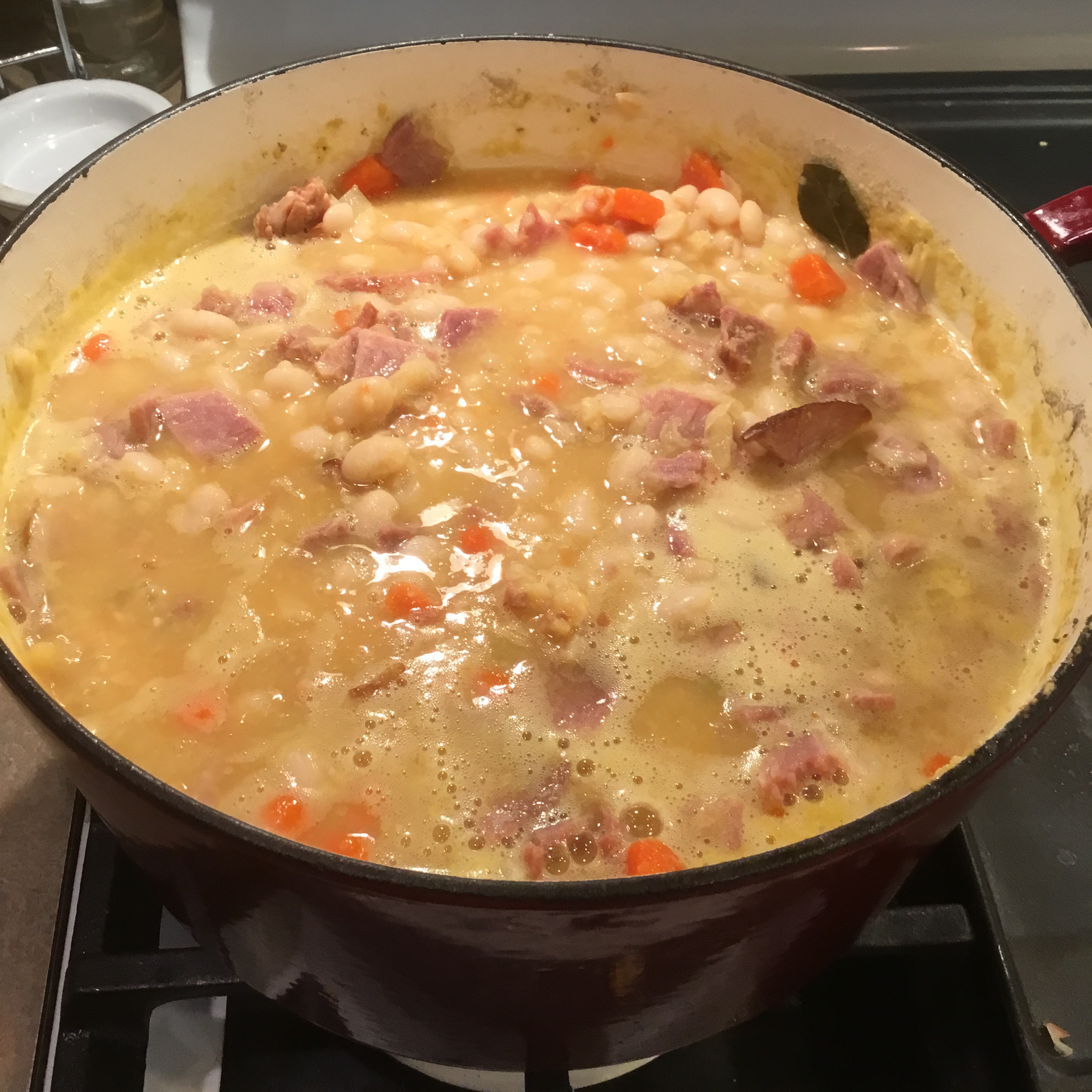 Basic Ham and Bean Soup 