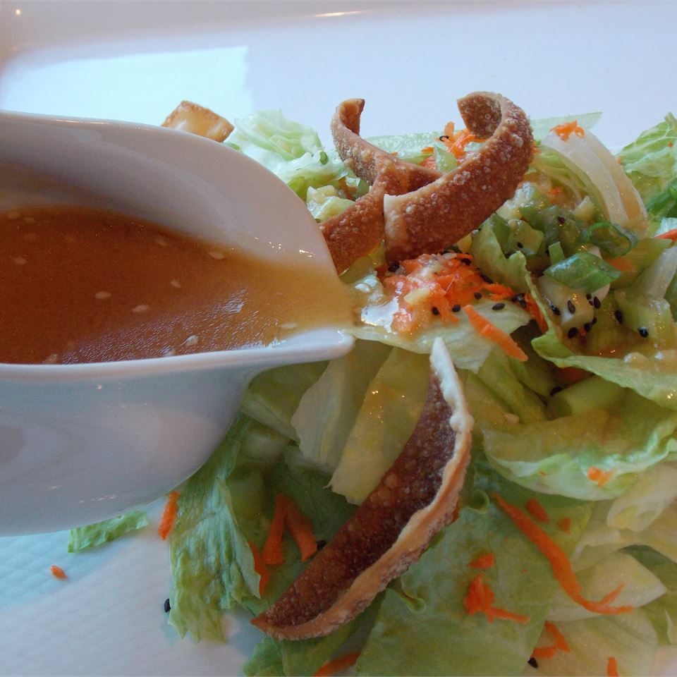 <p>Try this Asian style salad dressing with miso, rice vinegar, honey, ginger, and sesame oil on a salad with romaine or cabbage. One recipe reviewer used it on salmon tacos and several suggested tripling the recipe and making it in the blender.</p>
                          