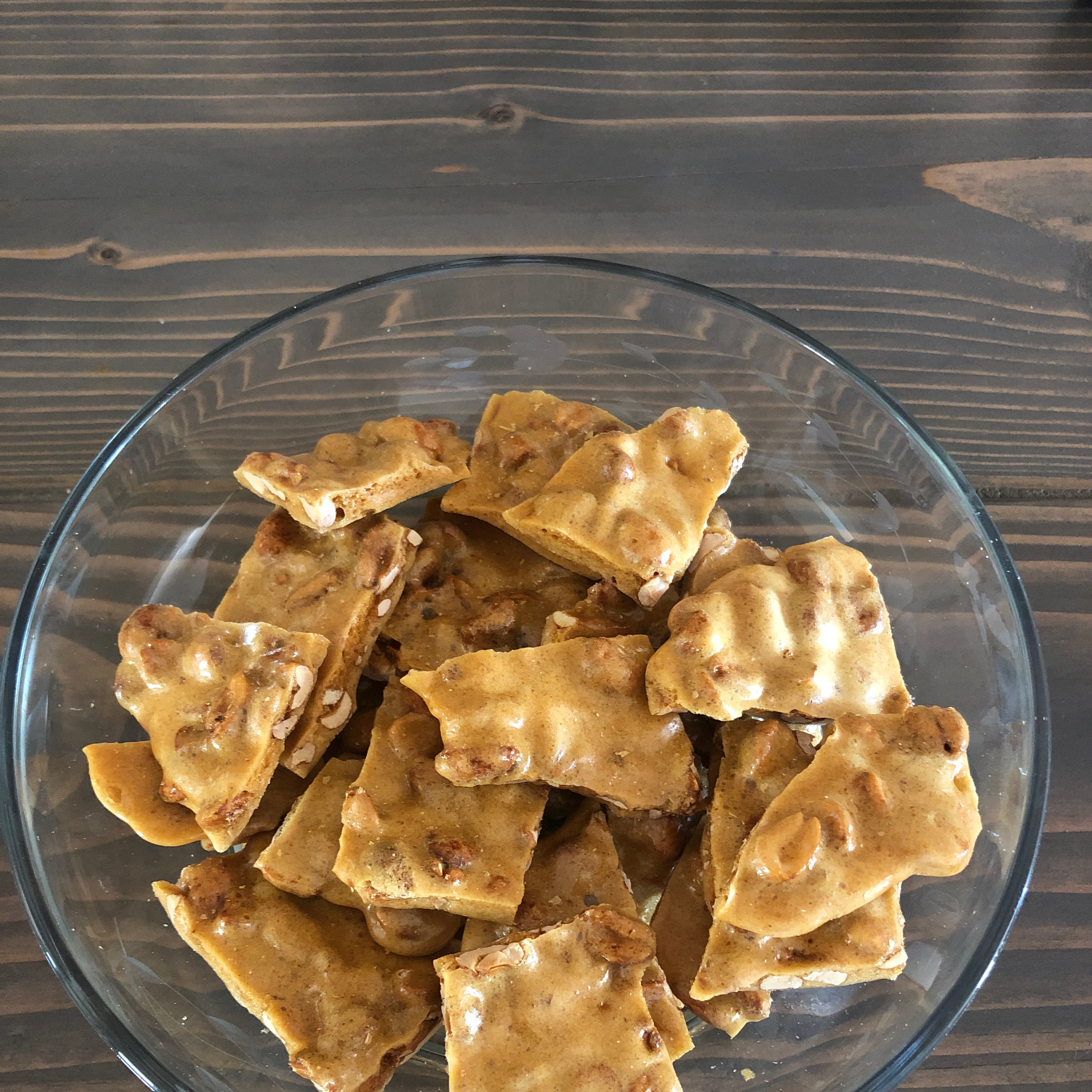 Microwave Oven Peanut Brittle 
