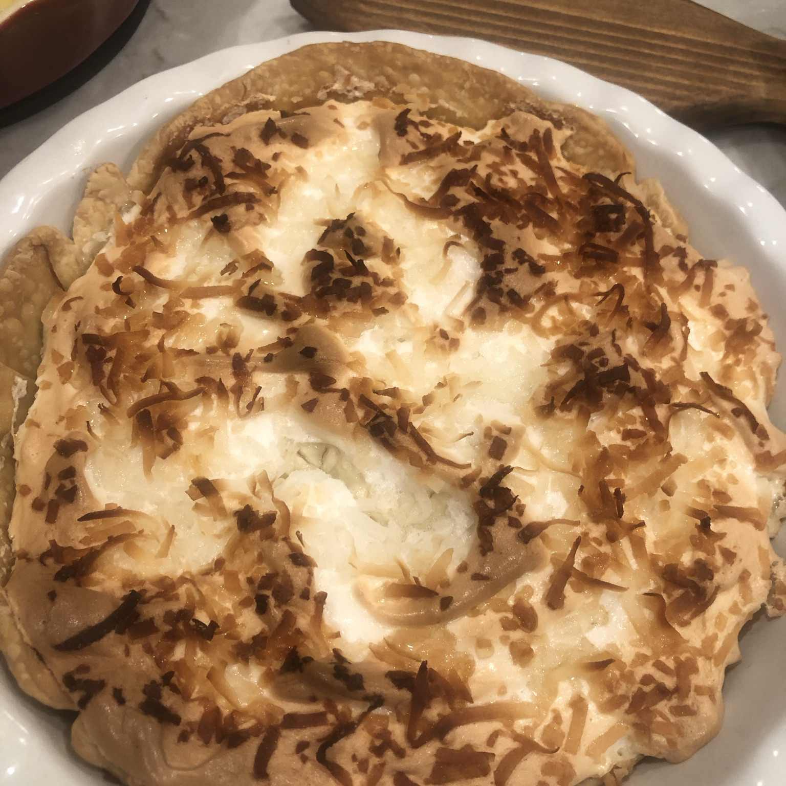 Coconut Cream Meringue Pie 