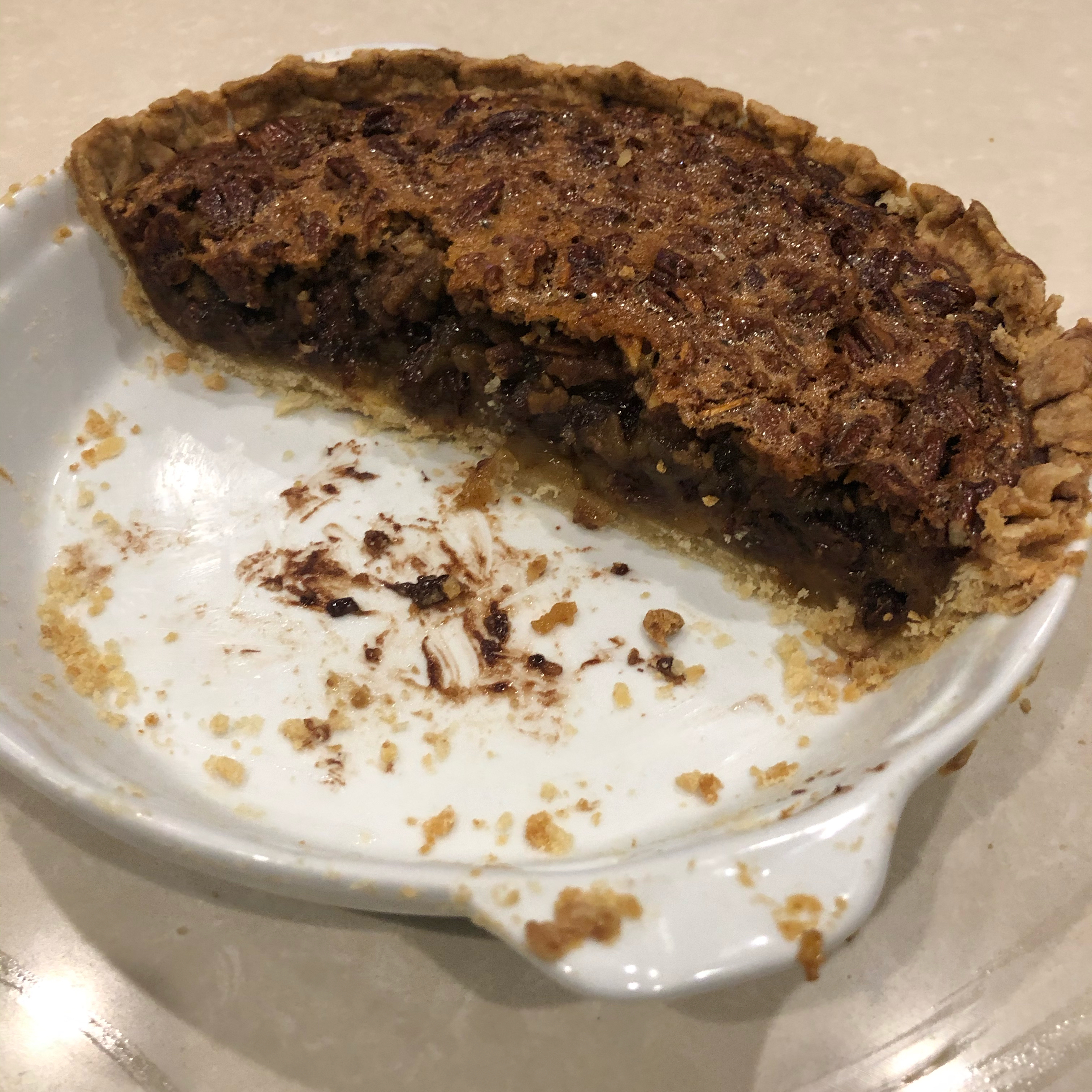 Chocolate Bourbon Pecan Pie 