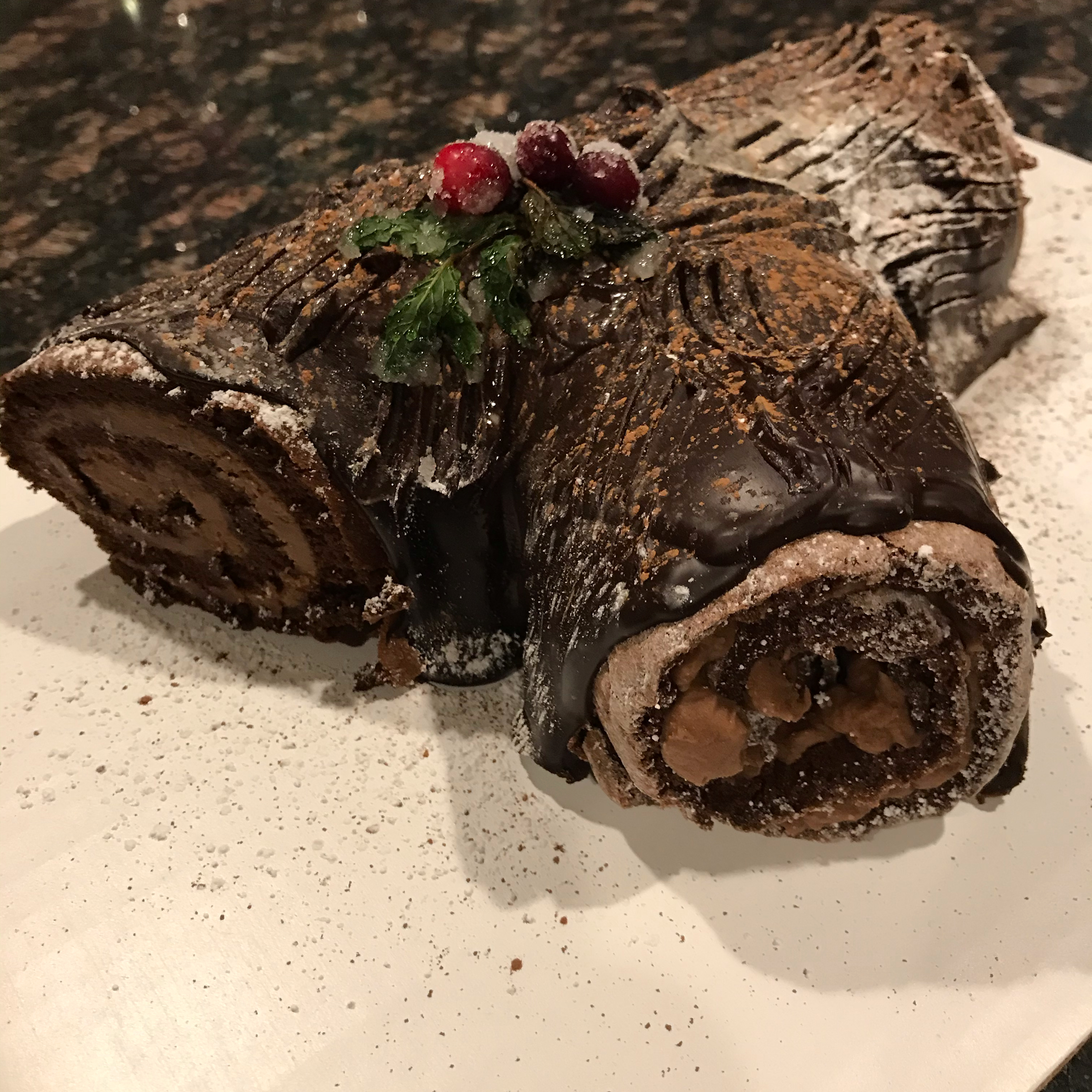 Chocolate Yule Log 