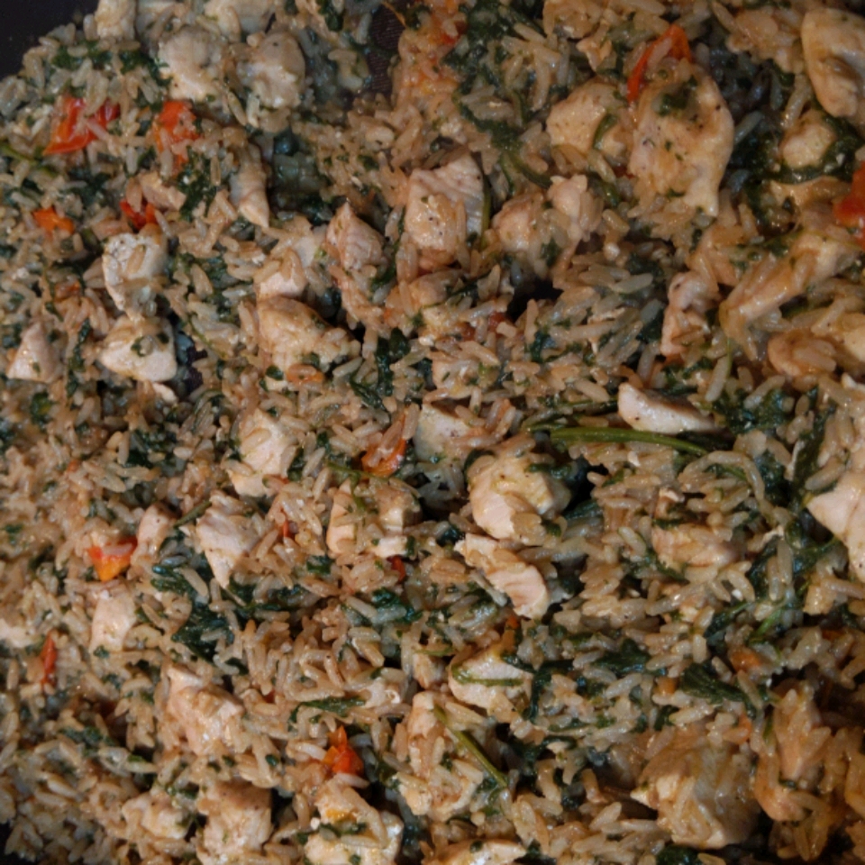 Quick Chicken and Spinach Risotto Alaina Furman