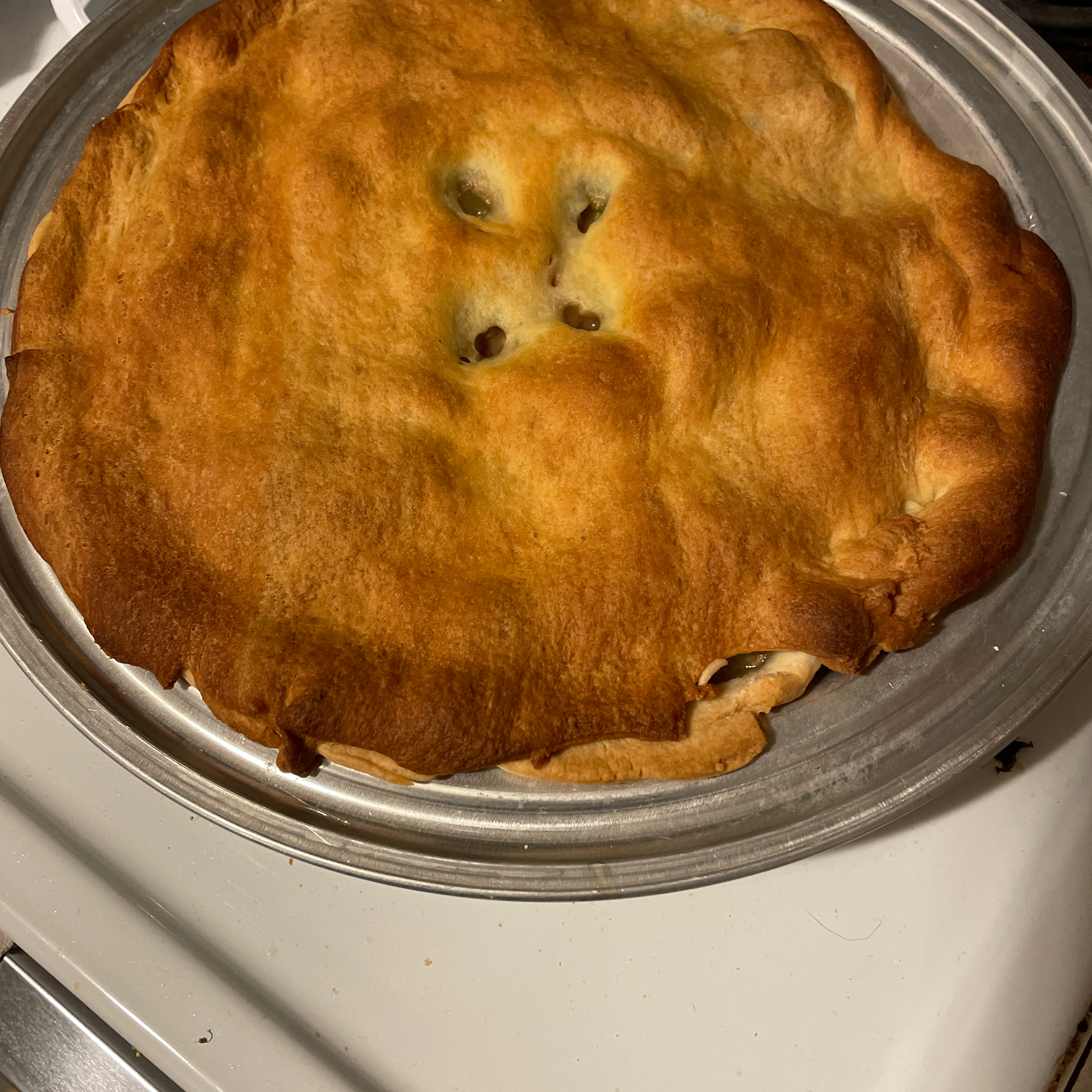 Dad's Leftover Turkey Pot Pie 