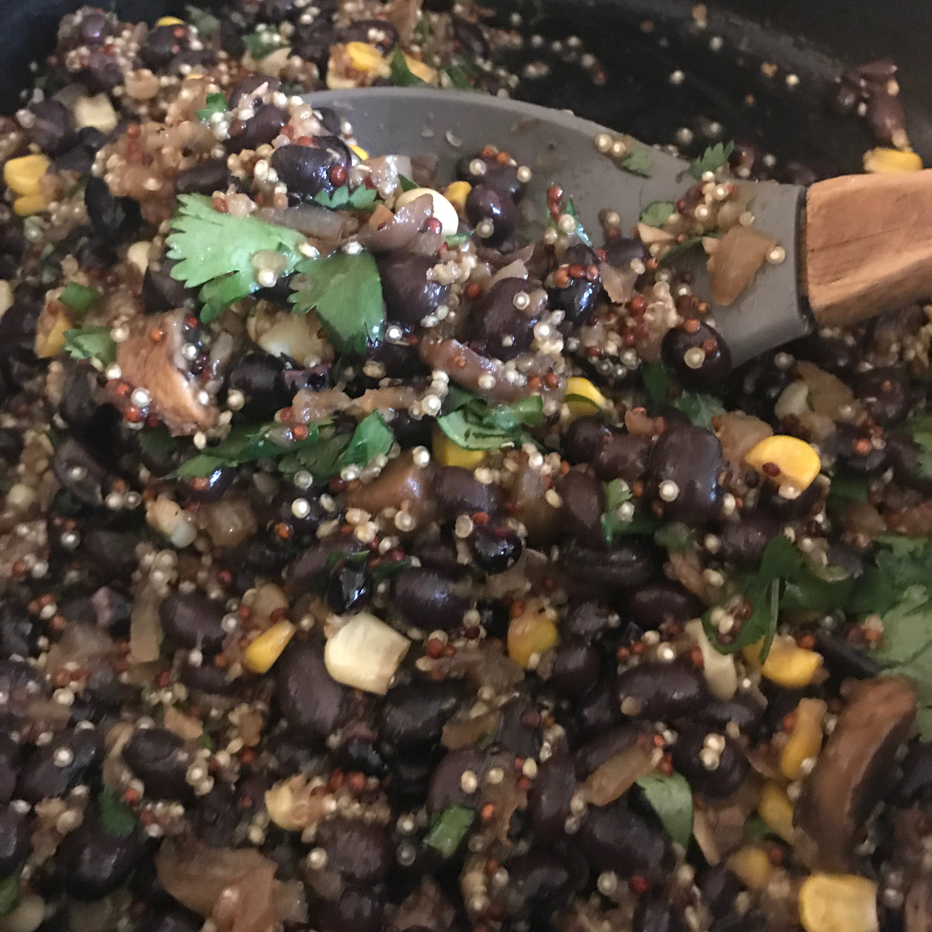 Quinoa and Black Beans 