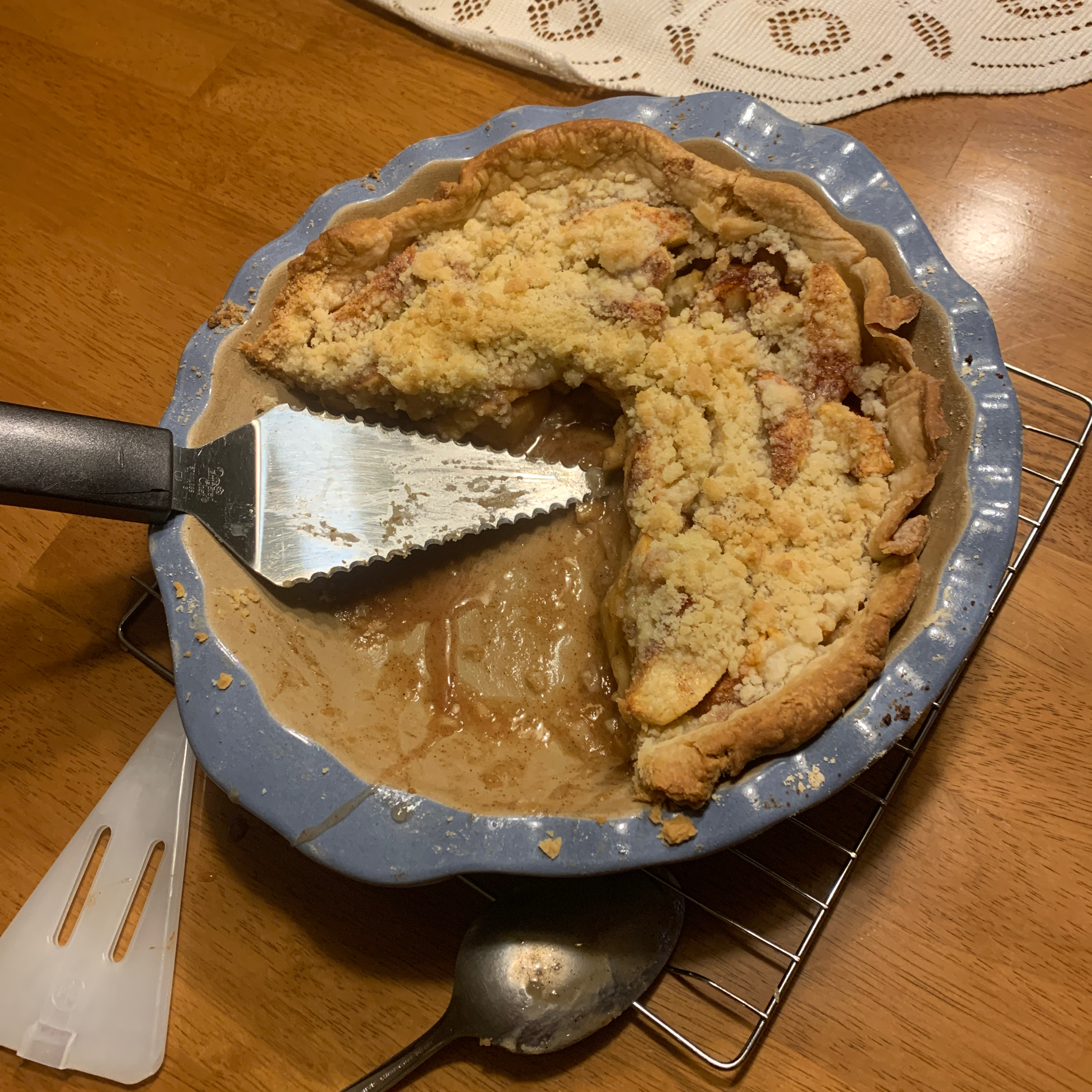 Apple Crumble Pie 
