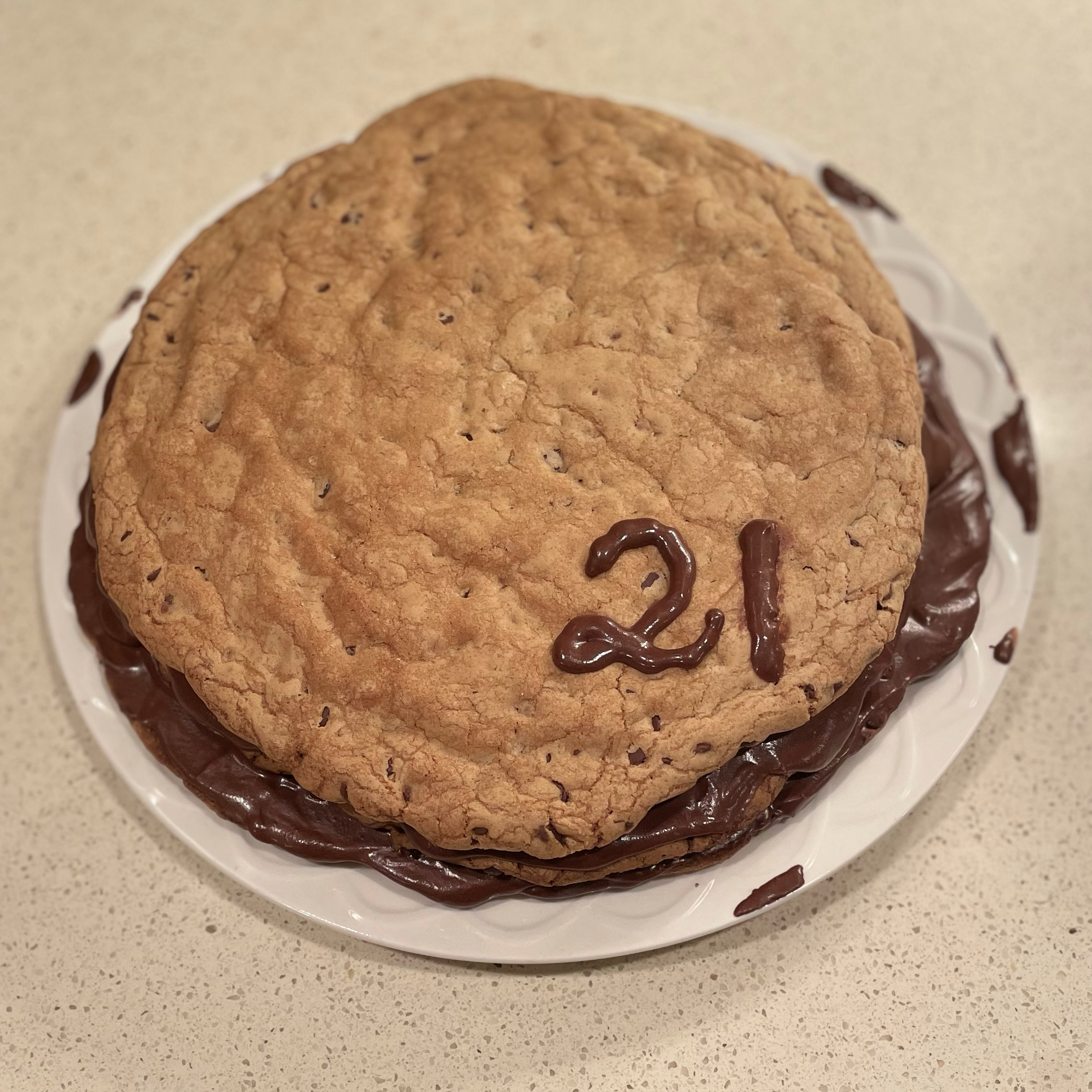 Chocolate Chip Cookie Layer Cake sarahb