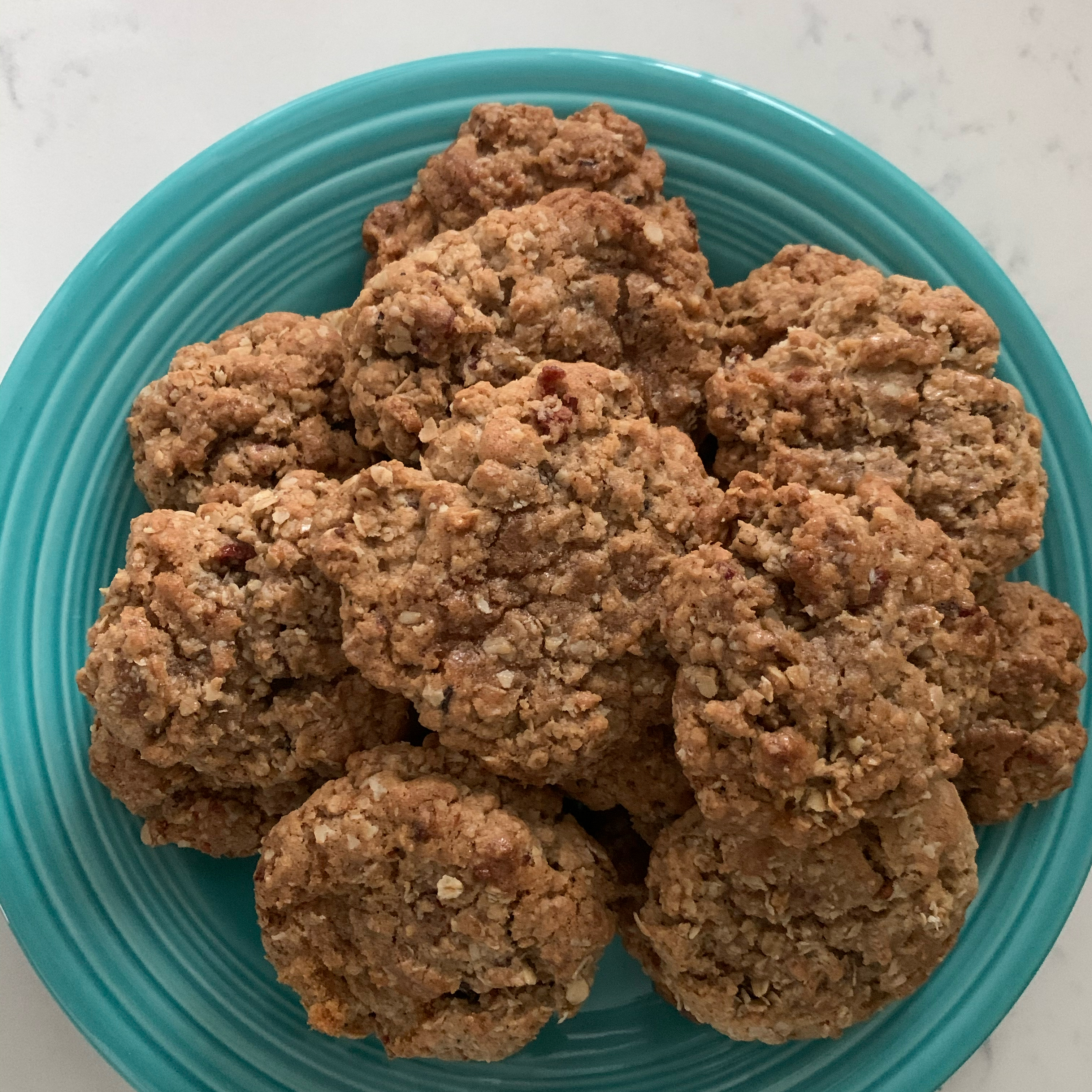 Bacon Oatmeal Breakfast Cookies With Maple Glaze 1Cent