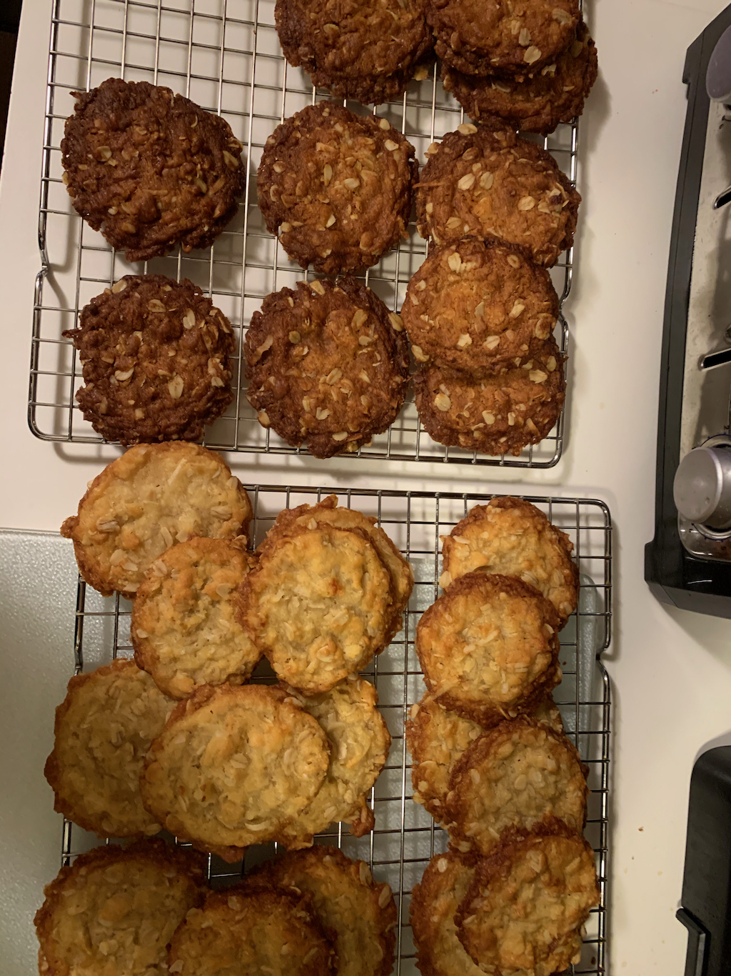 Anzac Biscuits (Australian Coconut-Oat Cookies) 