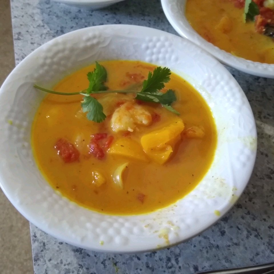 Mad's Peach-Curry Soup James