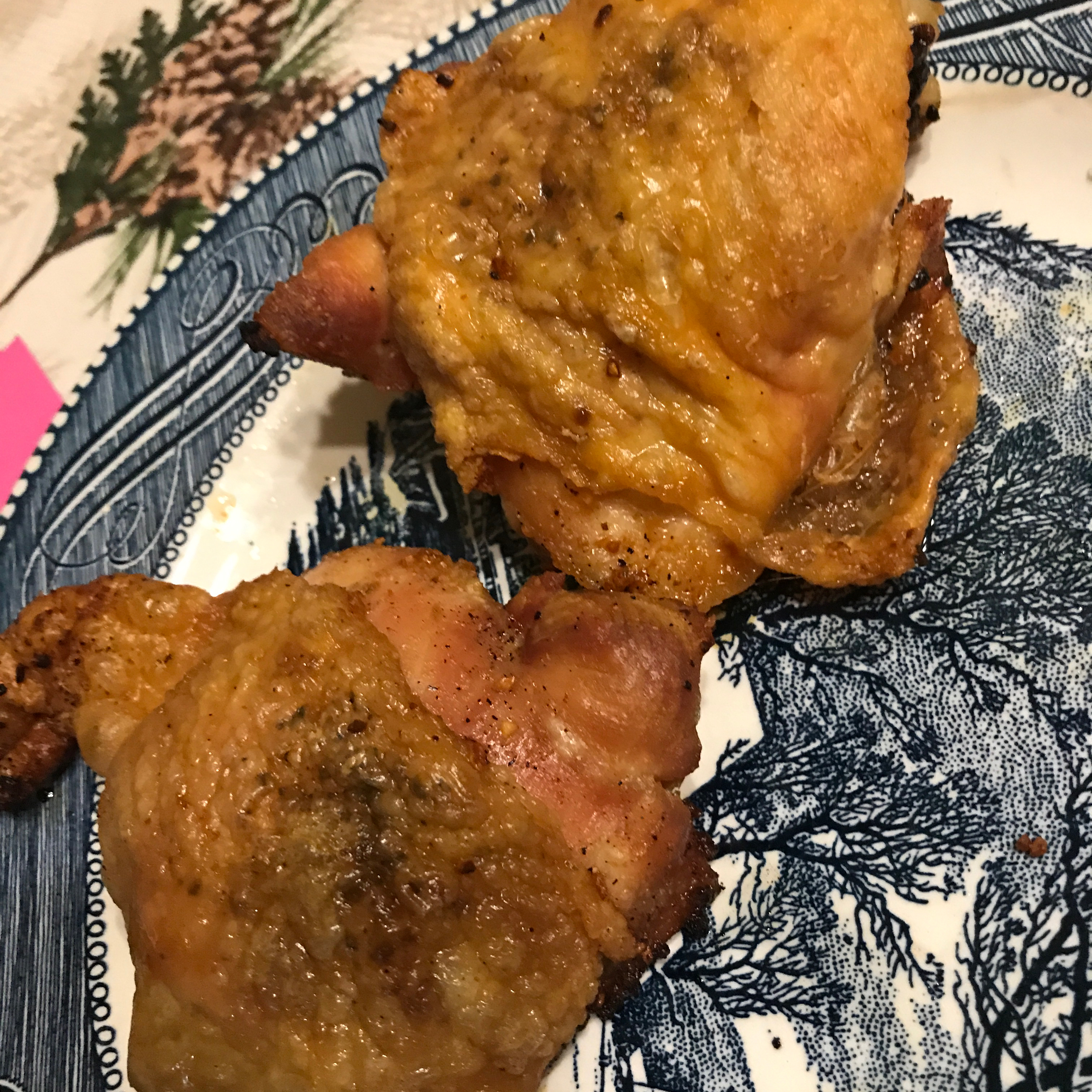 Crispy Baked Chicken Thighs 