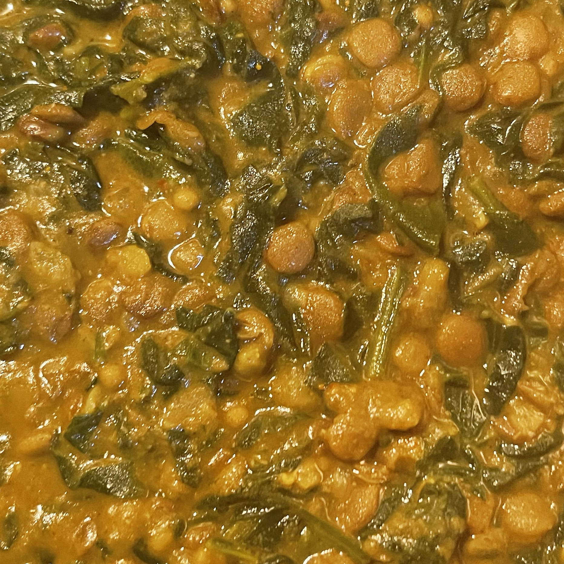 Indian Dahl with Spinach shasimr