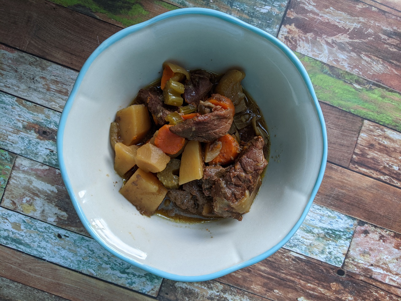 Slow Cooker Beef Stew with Mushrooms 