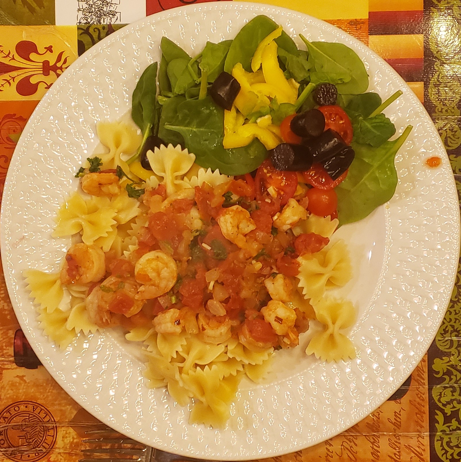 Spicy Shrimp and Tomato Scampi rplummer