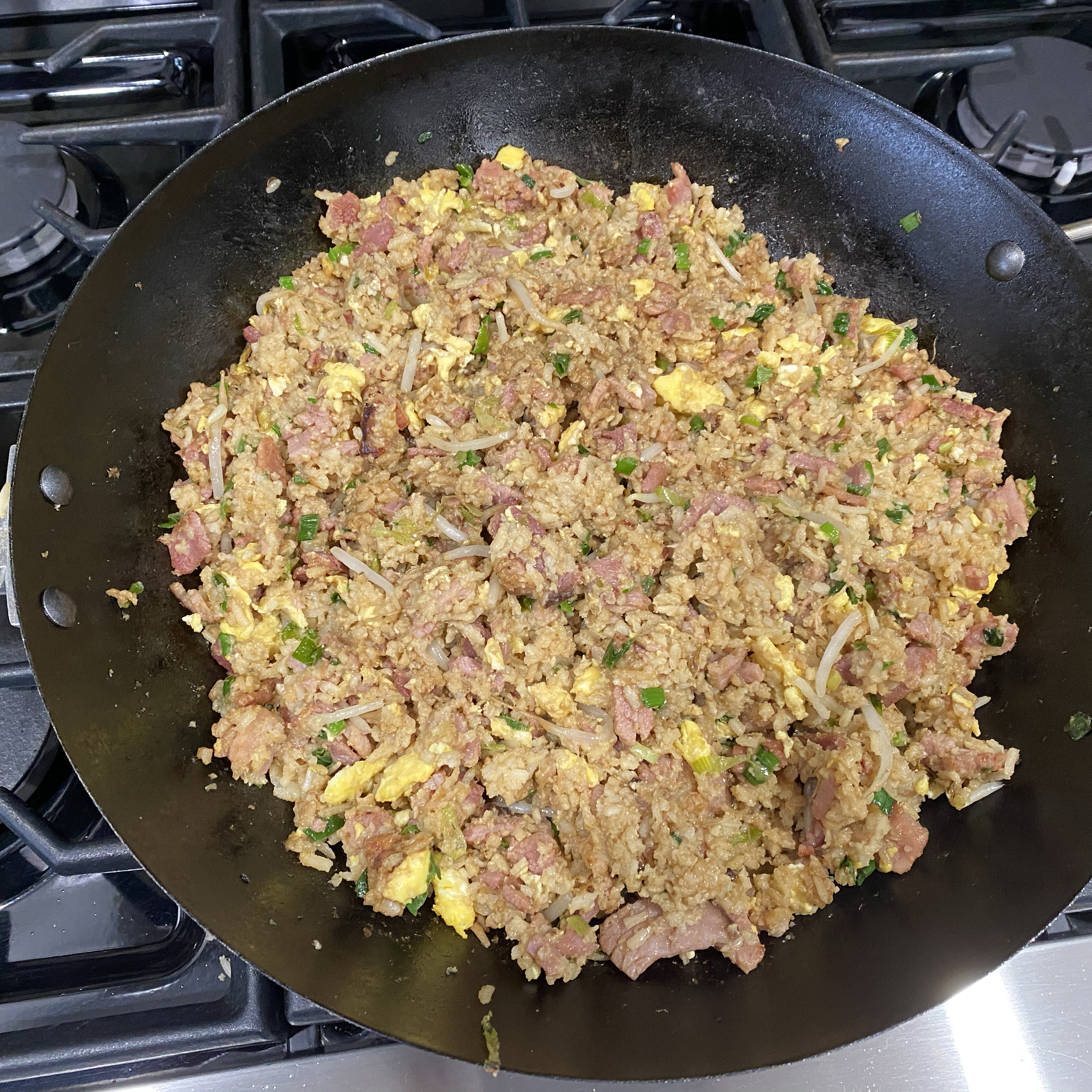 Fried Rice with Ham Pam