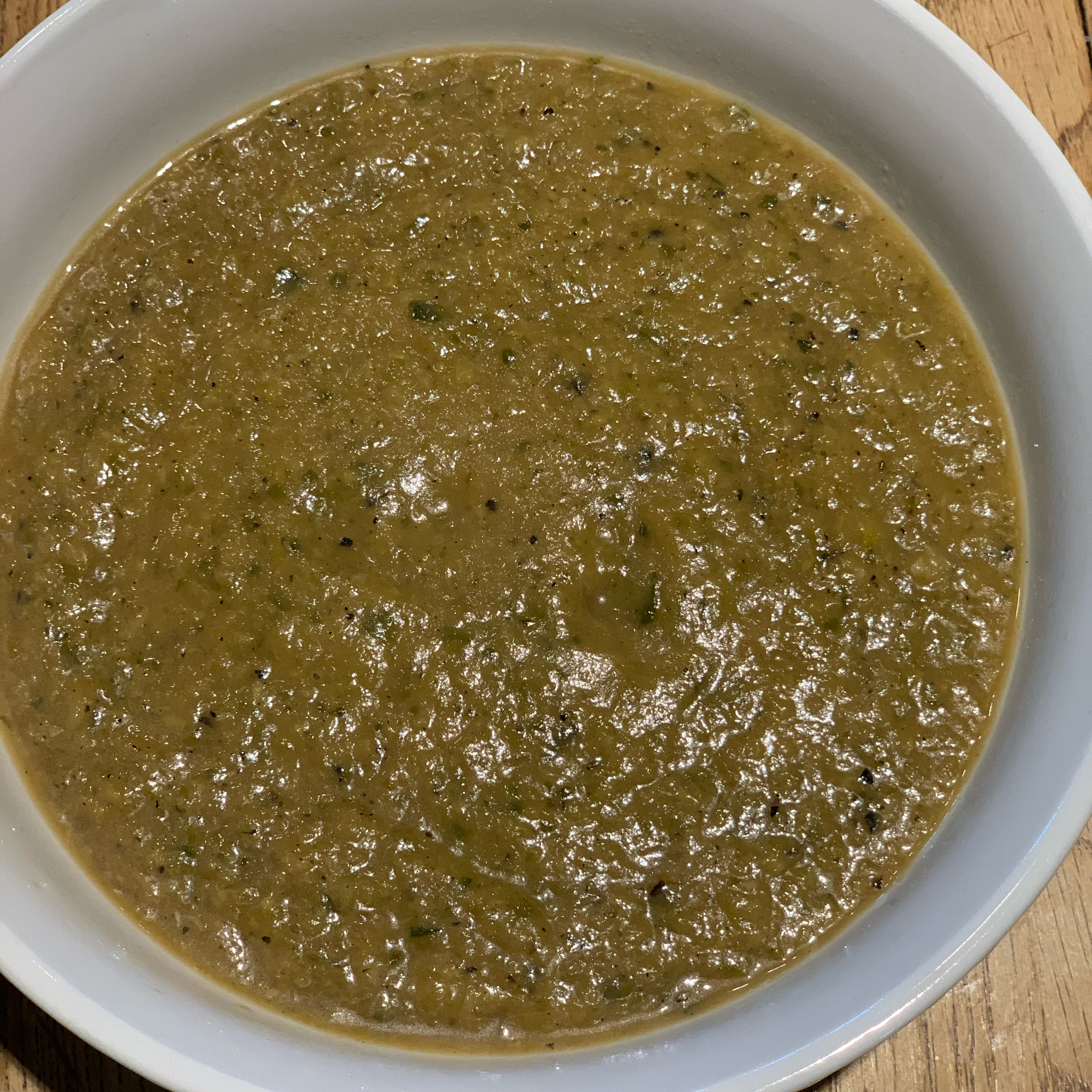 Brussels Sprouts Soup with Caramelized Onions Nikki