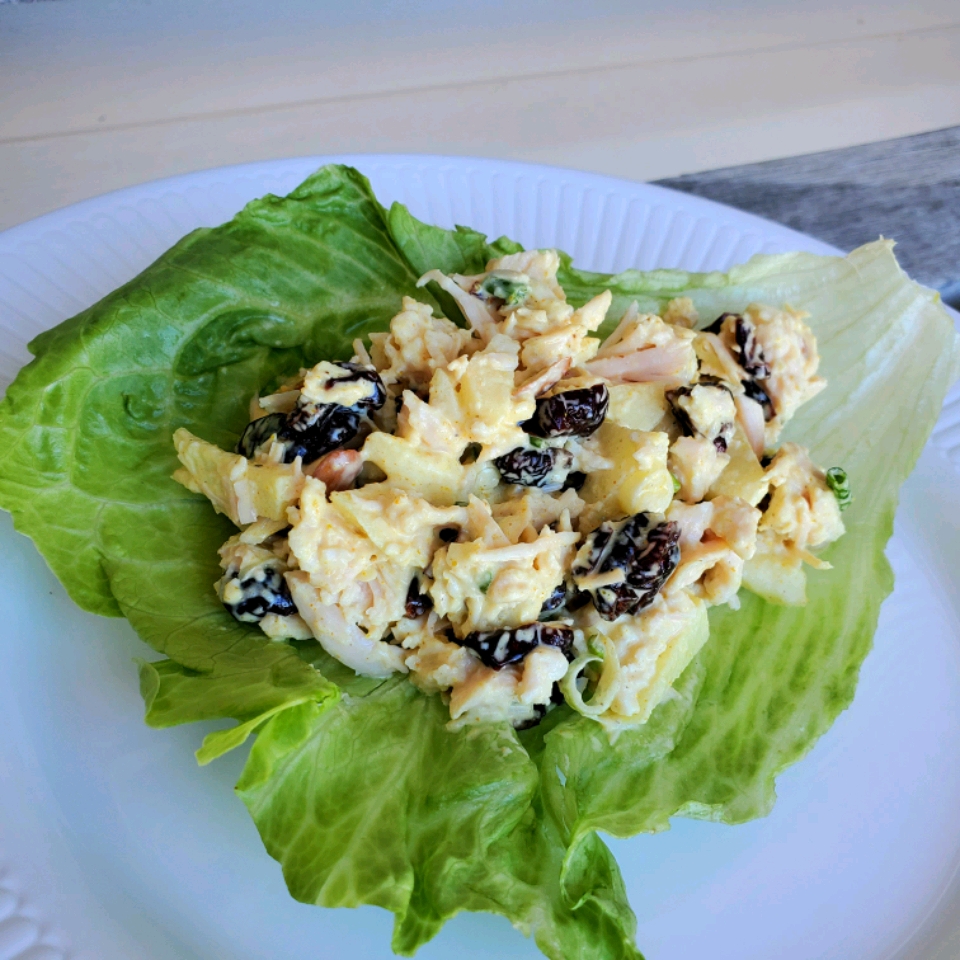 Curried Chicken Lettuce Wraps