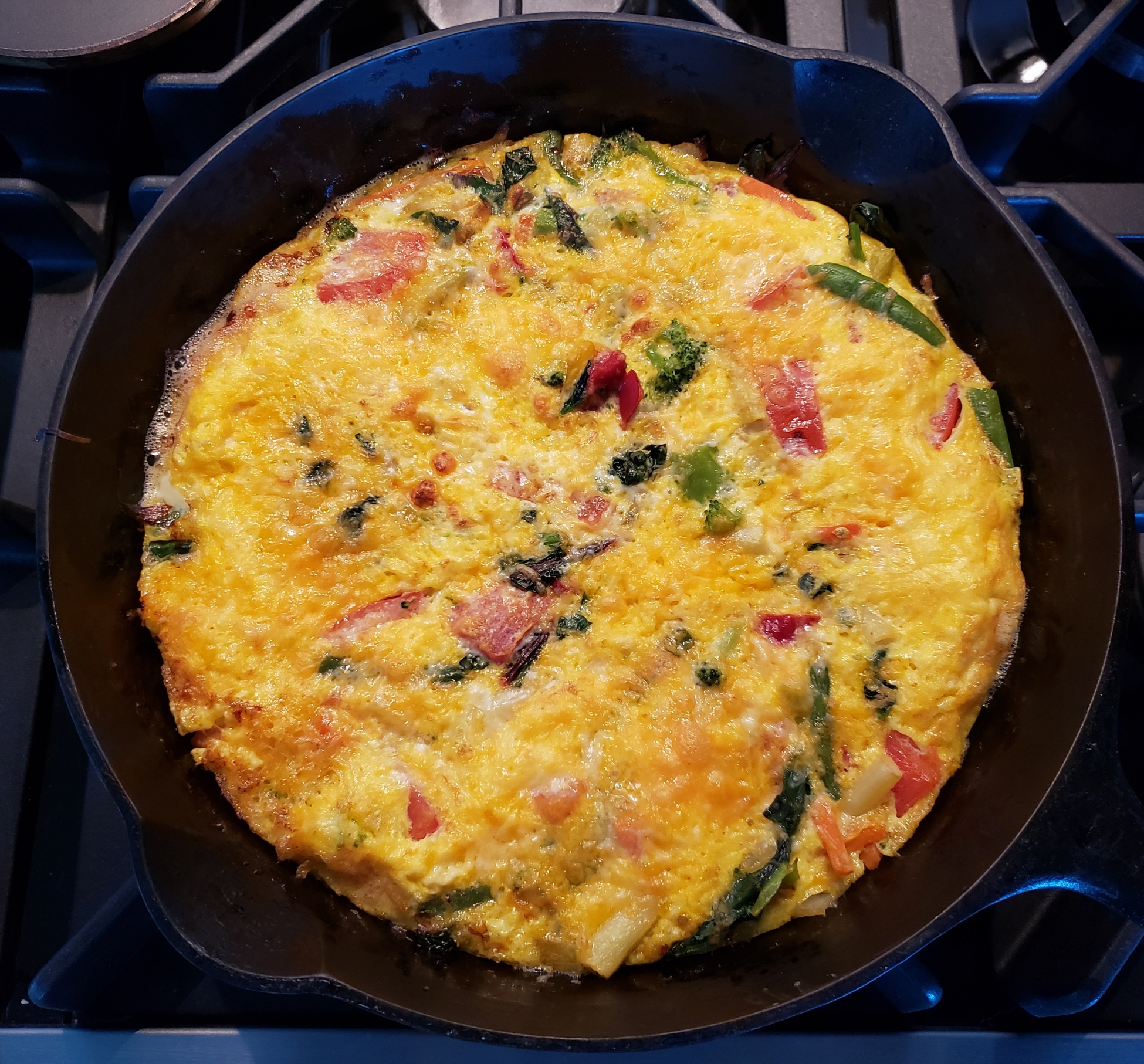 Frittata with Leftover Greens 
