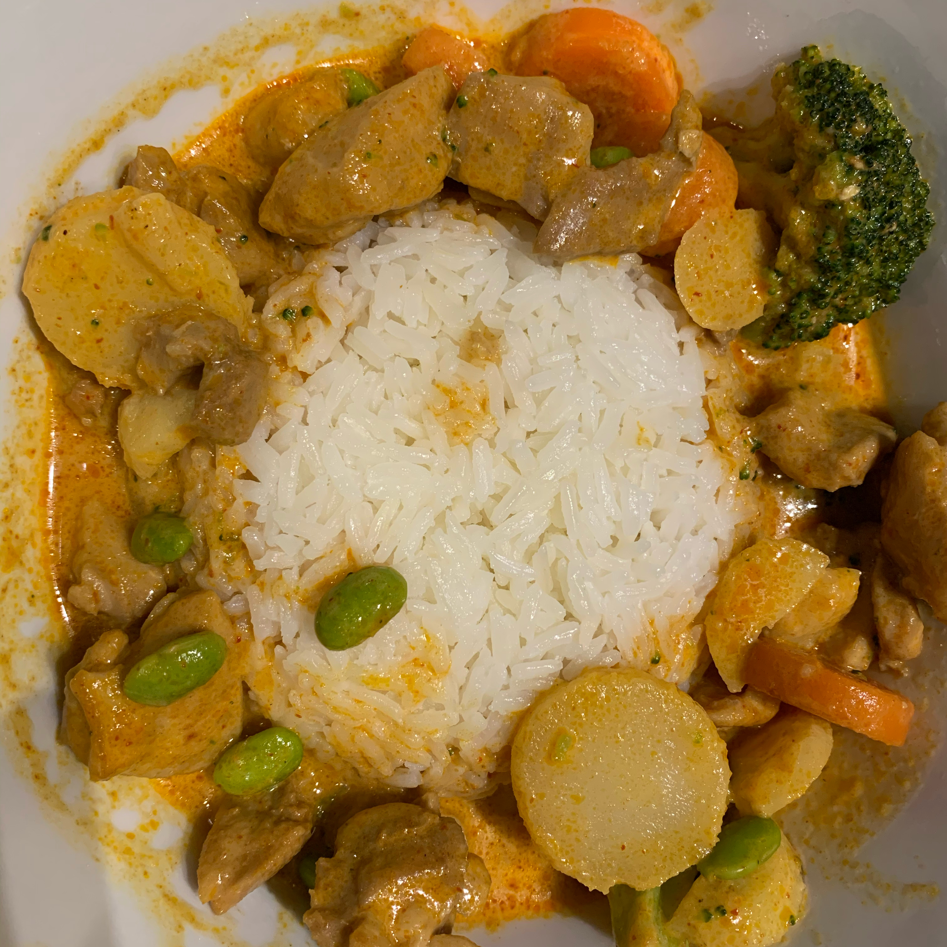 Panang Curry with Chicken Caligirl