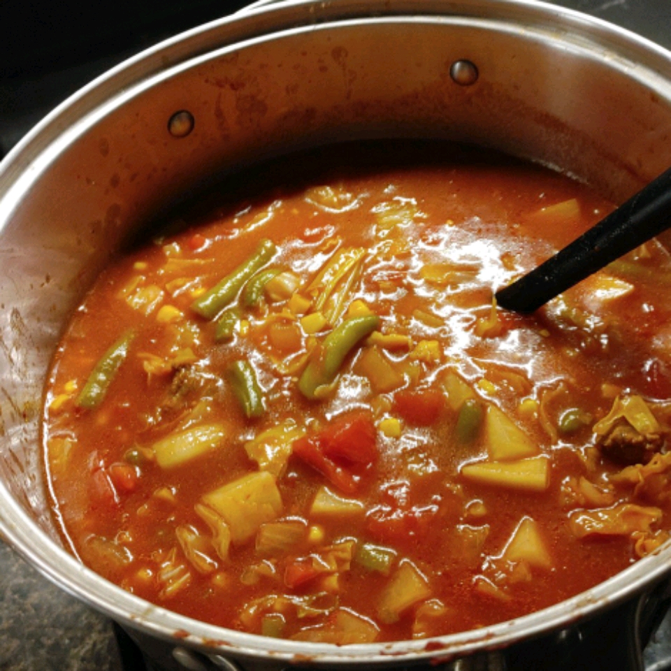Homemade Vegetable Beef Soup 