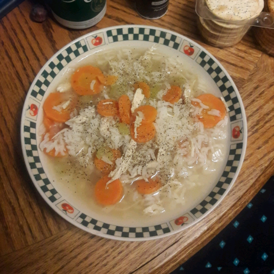 Simply Delicious Chicken Rice Soup Michelle Seace Traino