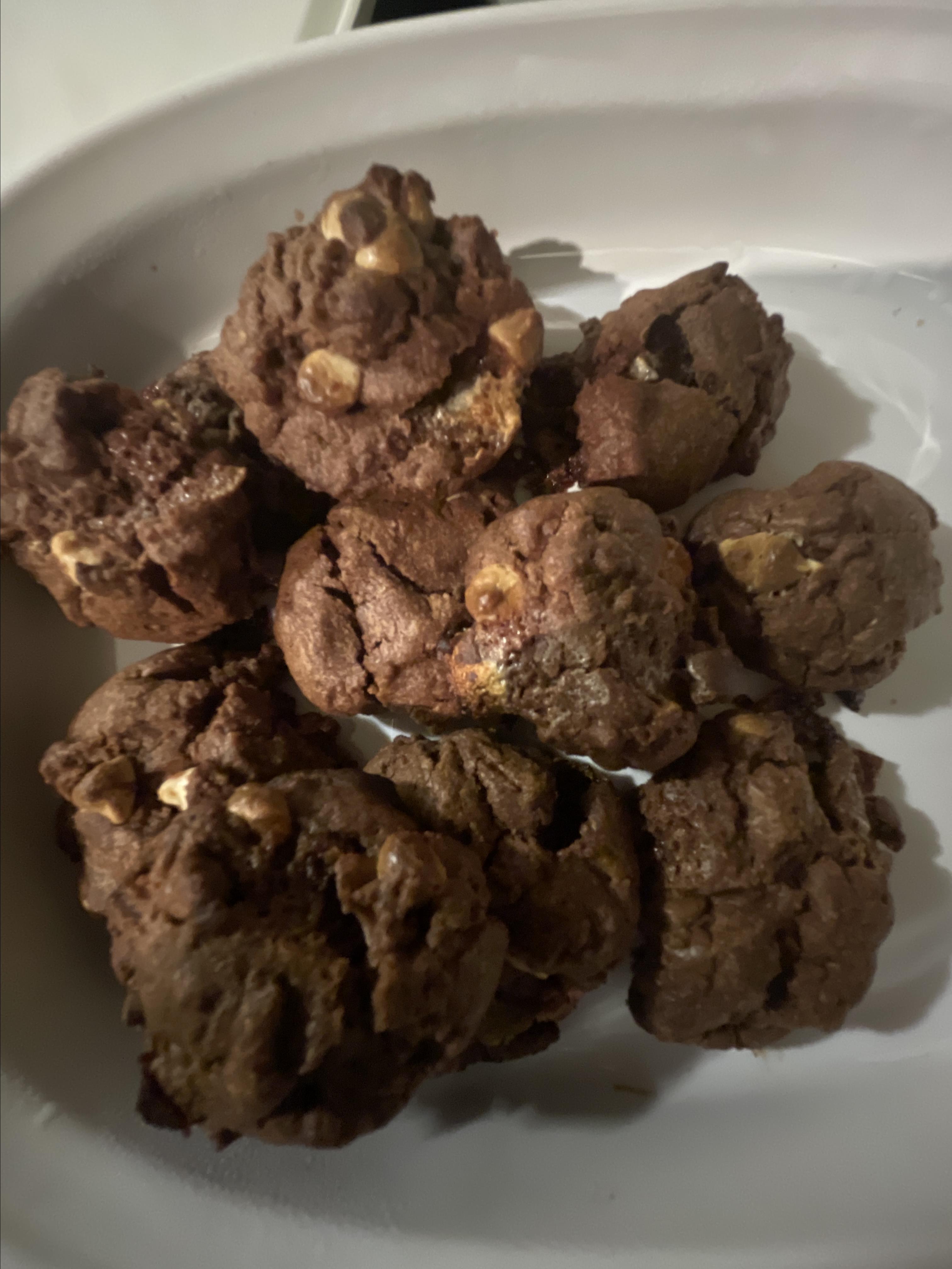 Double Coco Double Chocolate Chip Cookies (a twist on Toll House&reg; cookies) 
