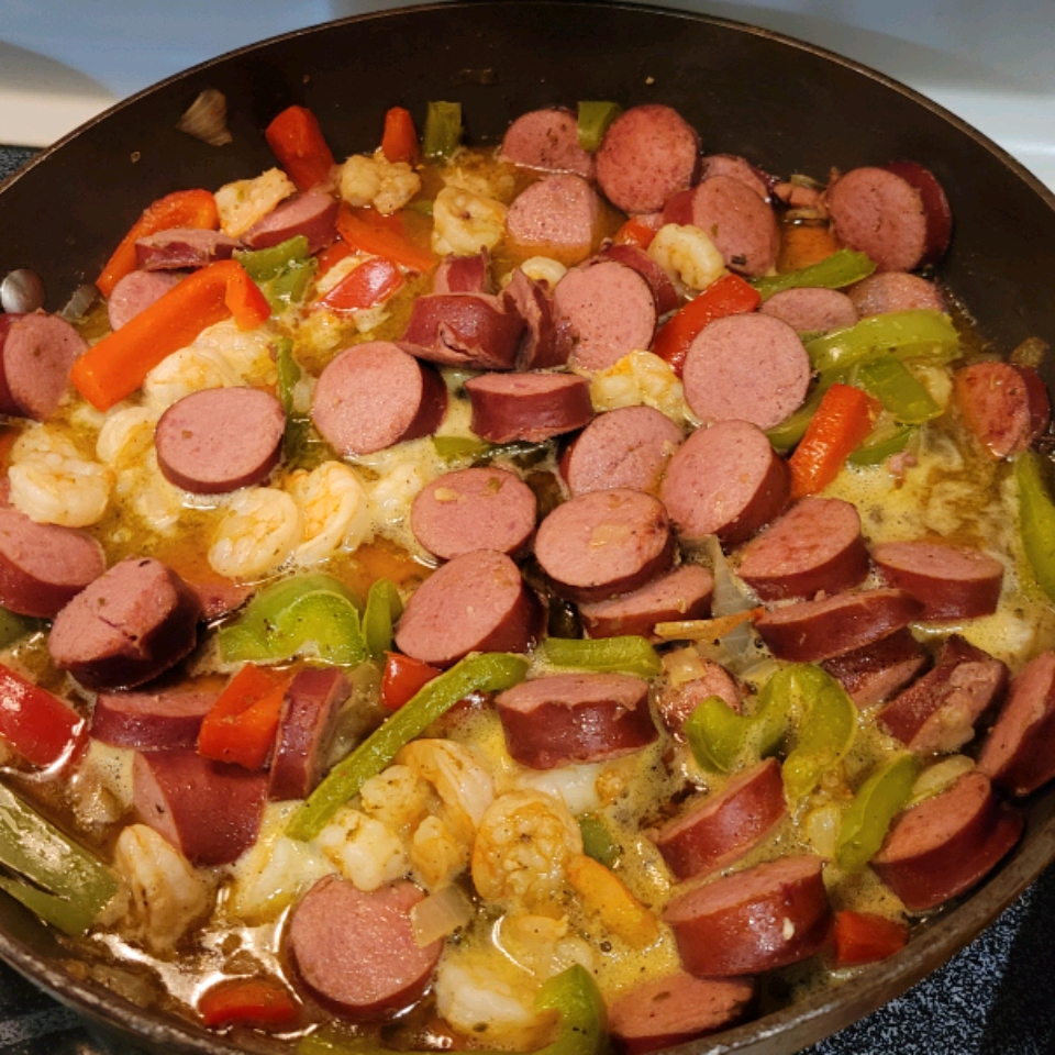 Classic Smoked Sausage & Peppers Kenneth Powell