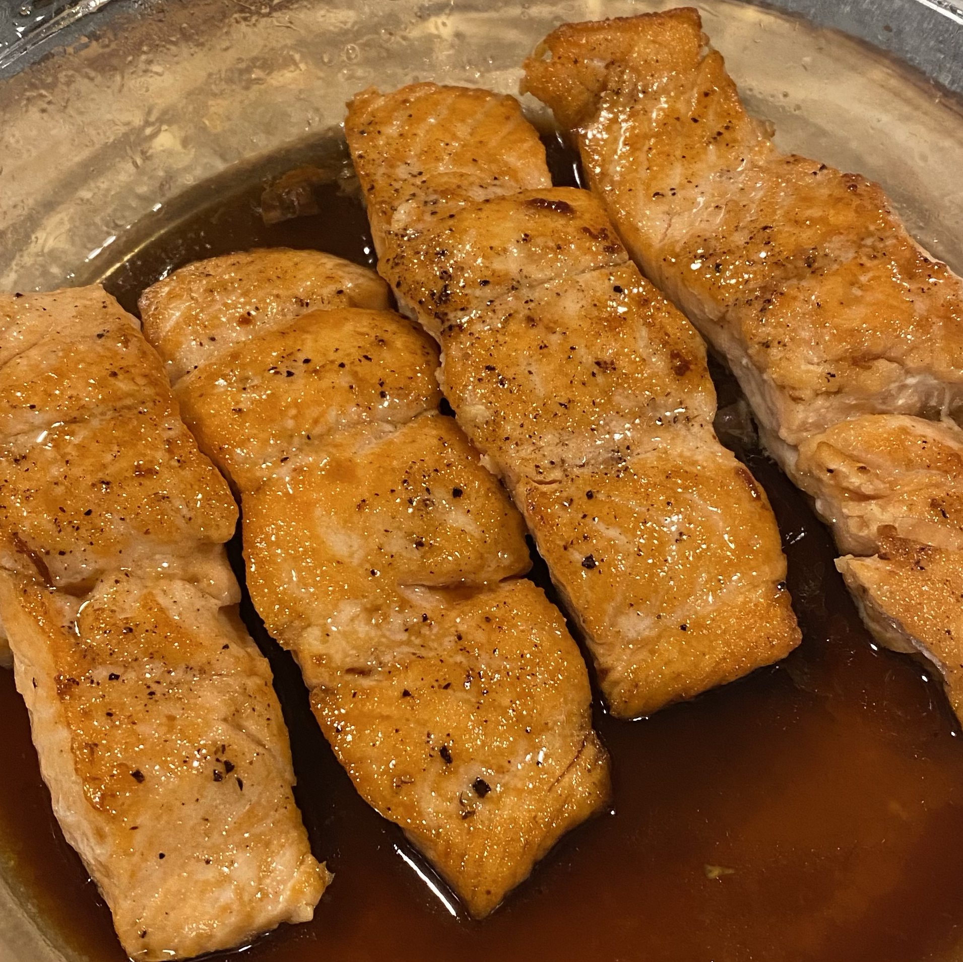 Honey Garlic Glazed Salmon Christonikos Tsalikis
