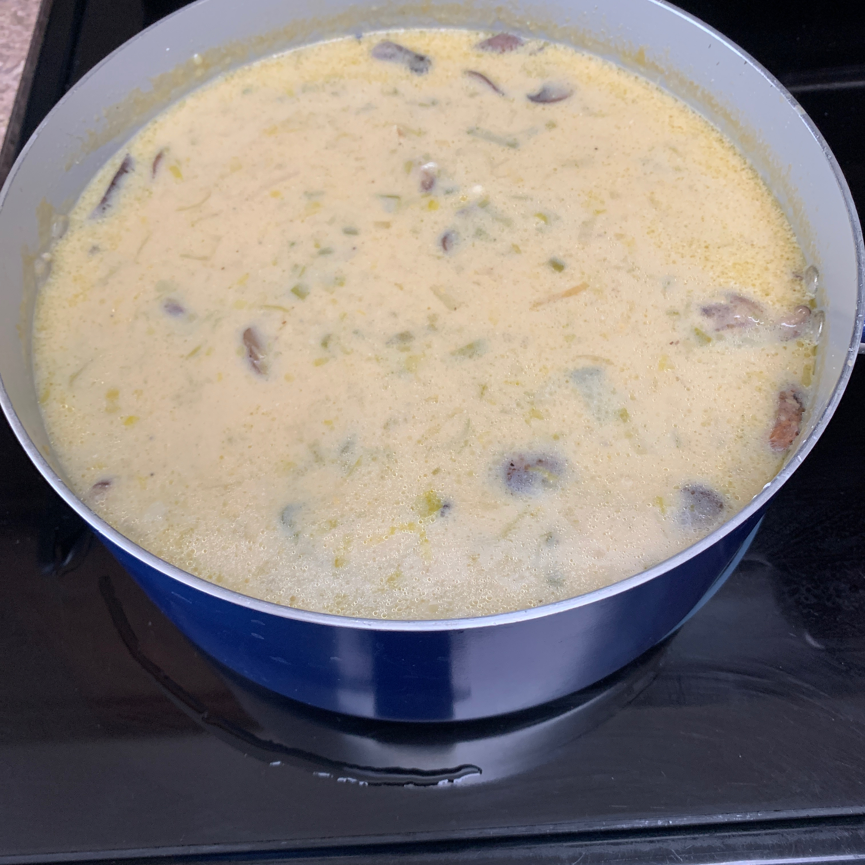 Leek Potato Mushroom Cheddar Soup Aughe McQuown