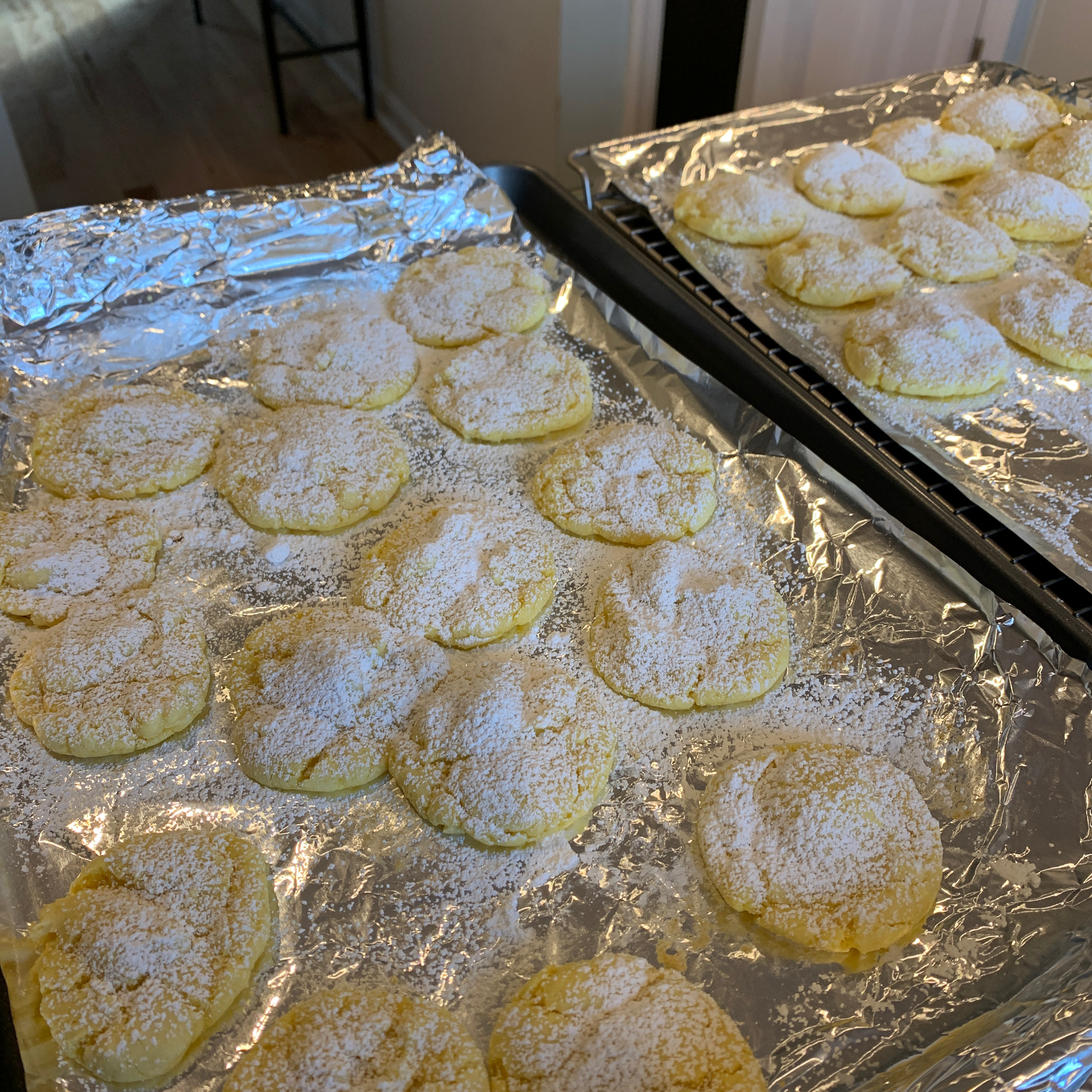 Easy Lemon Cake Cookies with Icing pammieb1031