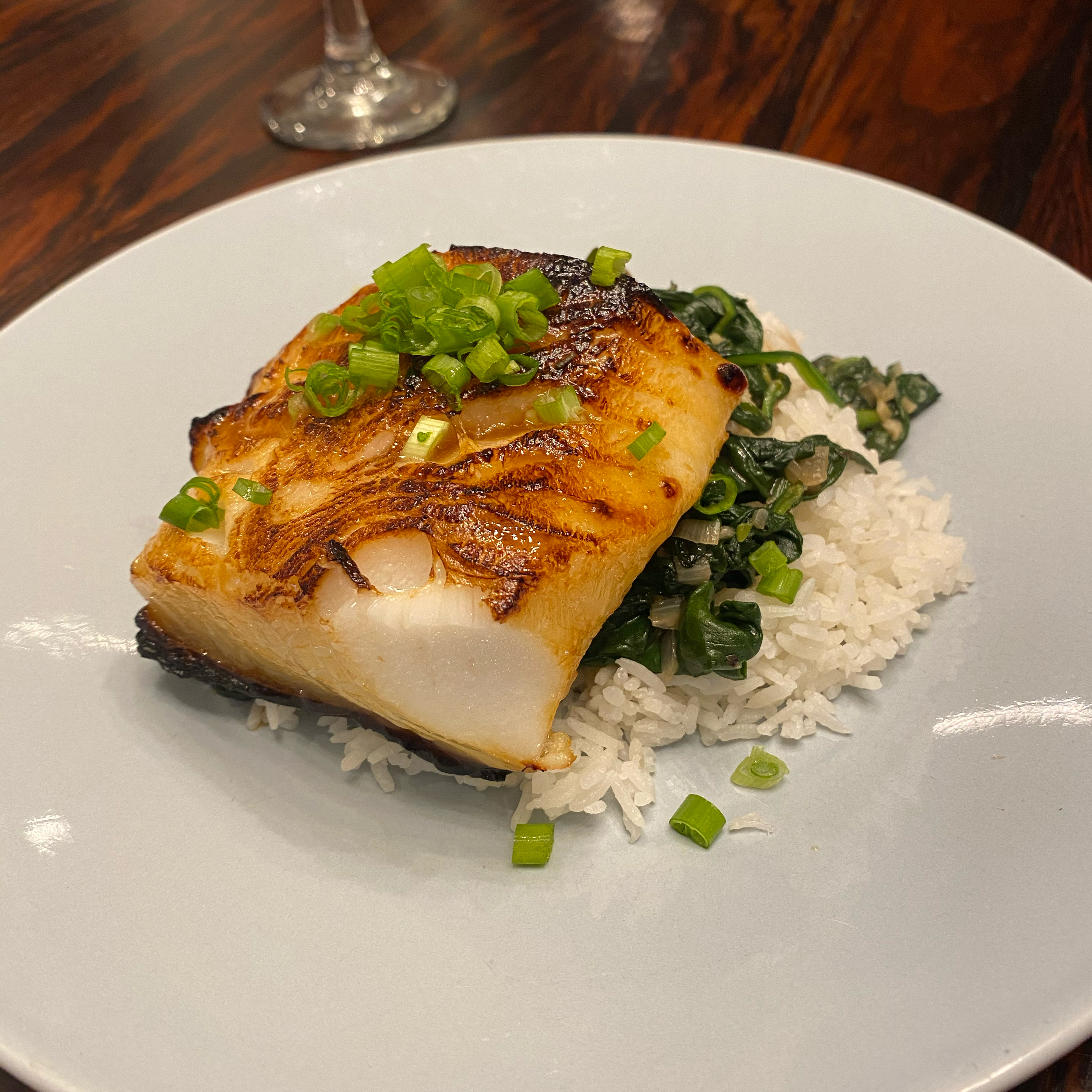 Miso and Soy Chilean Sea Bass