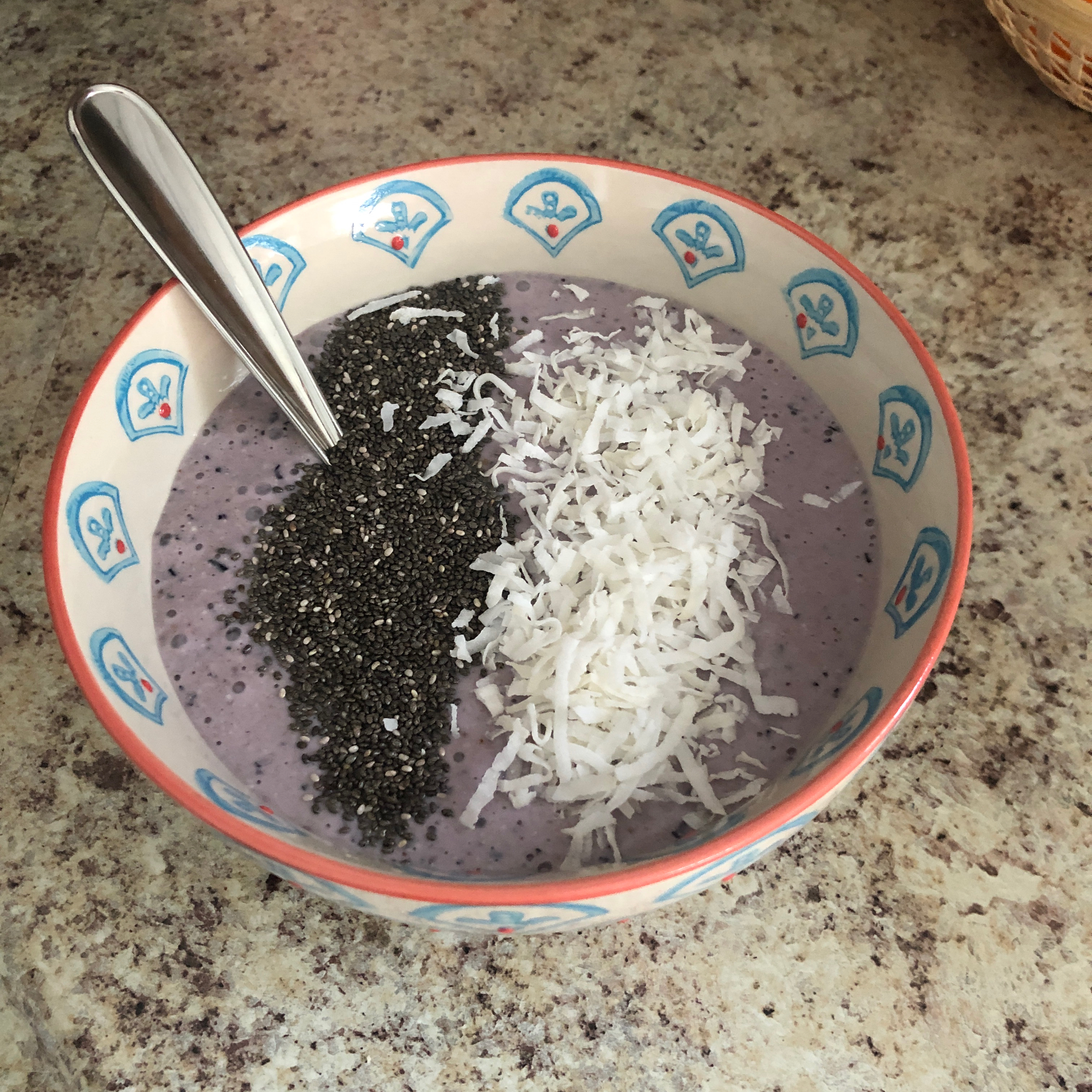 Overnight Oats Blueberry Smoothie Bowl Raylen