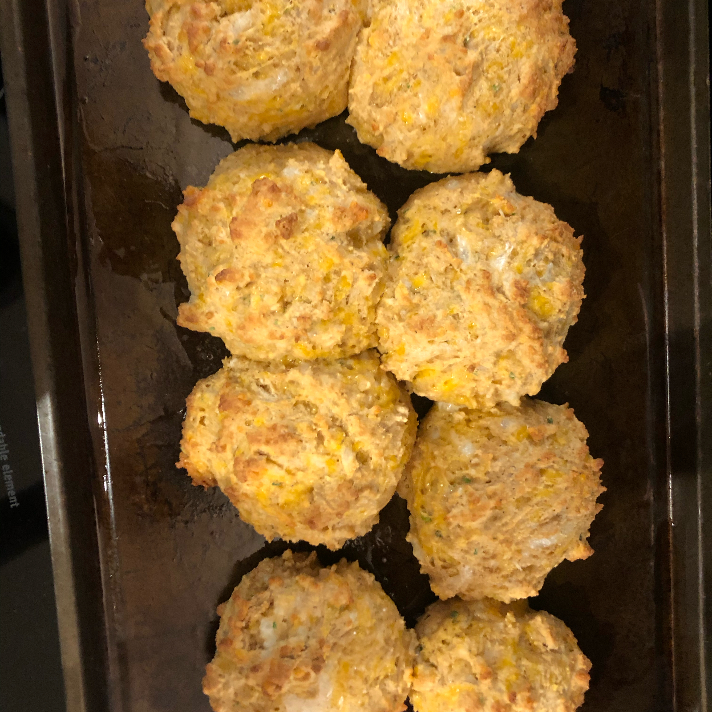 Cheddar Onion Drop Biscuits 
