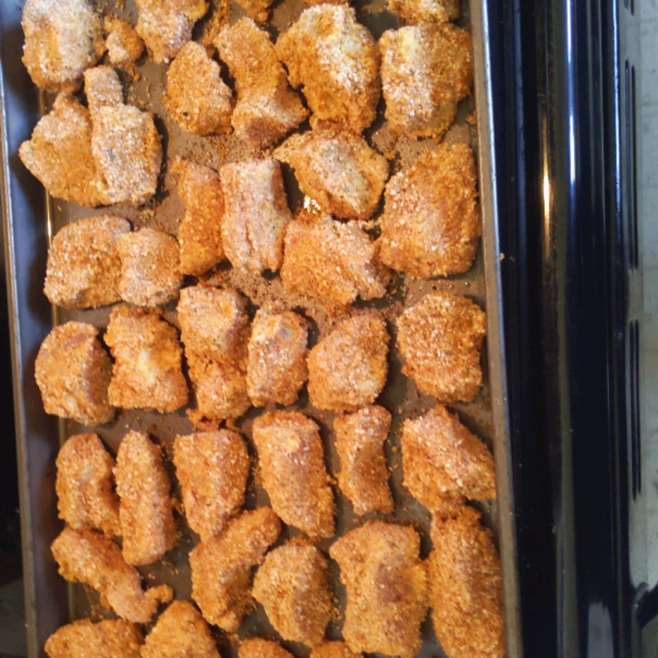 Baked Chicken Strips with Dijon and Panko Coating Jesseamyn Sperry