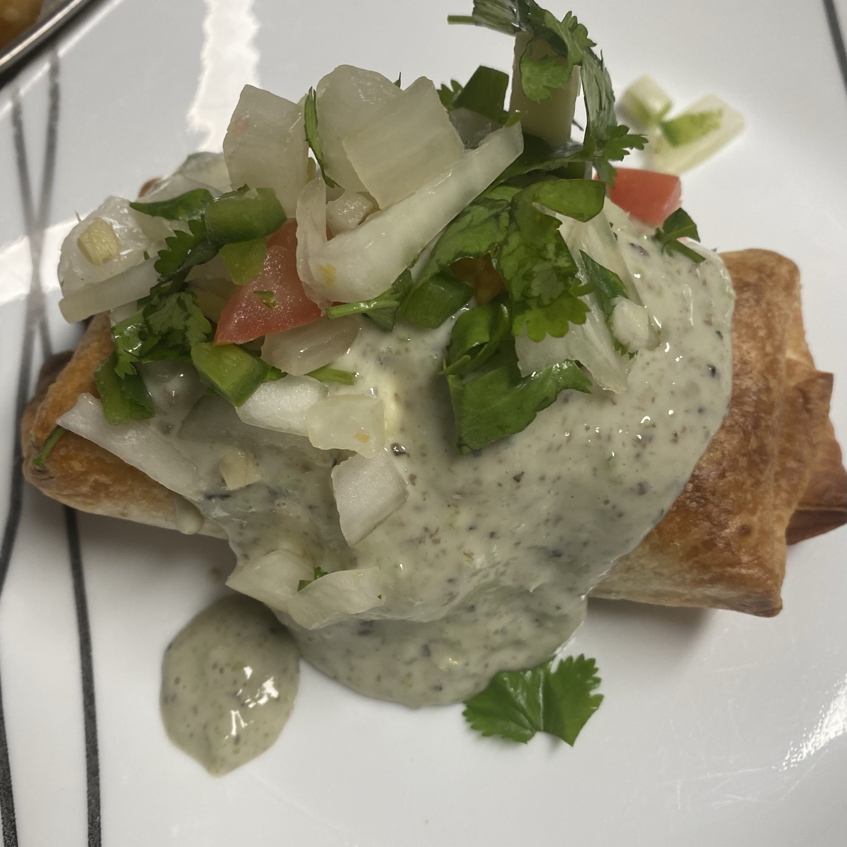 Chicken Chimichangas with Green Sauce Cheryl