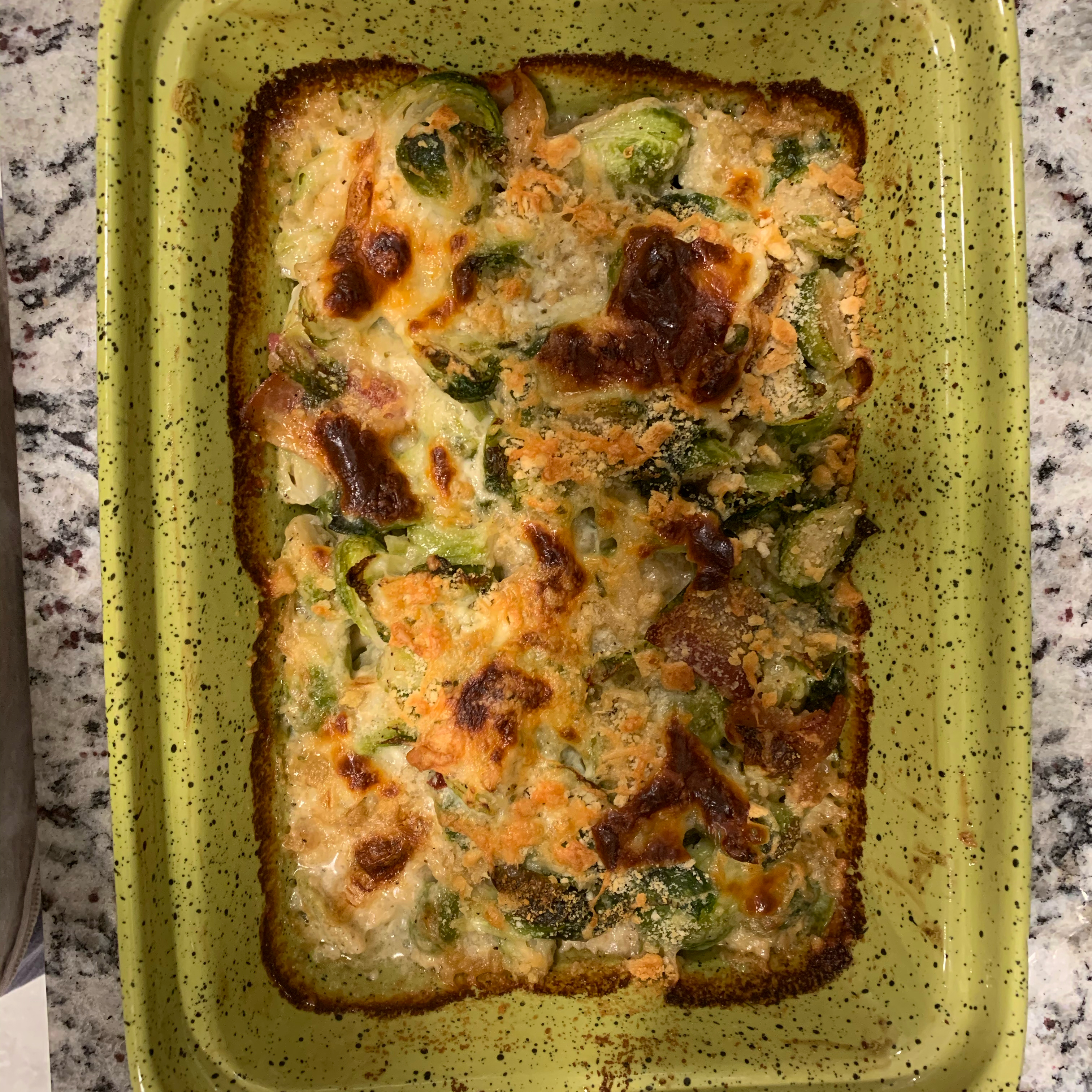 Brussels Sprouts Gratin Gina