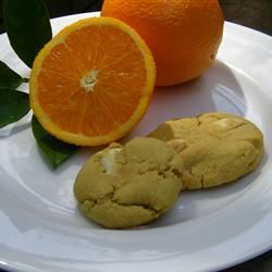 White Chocolate Orange Cookies 