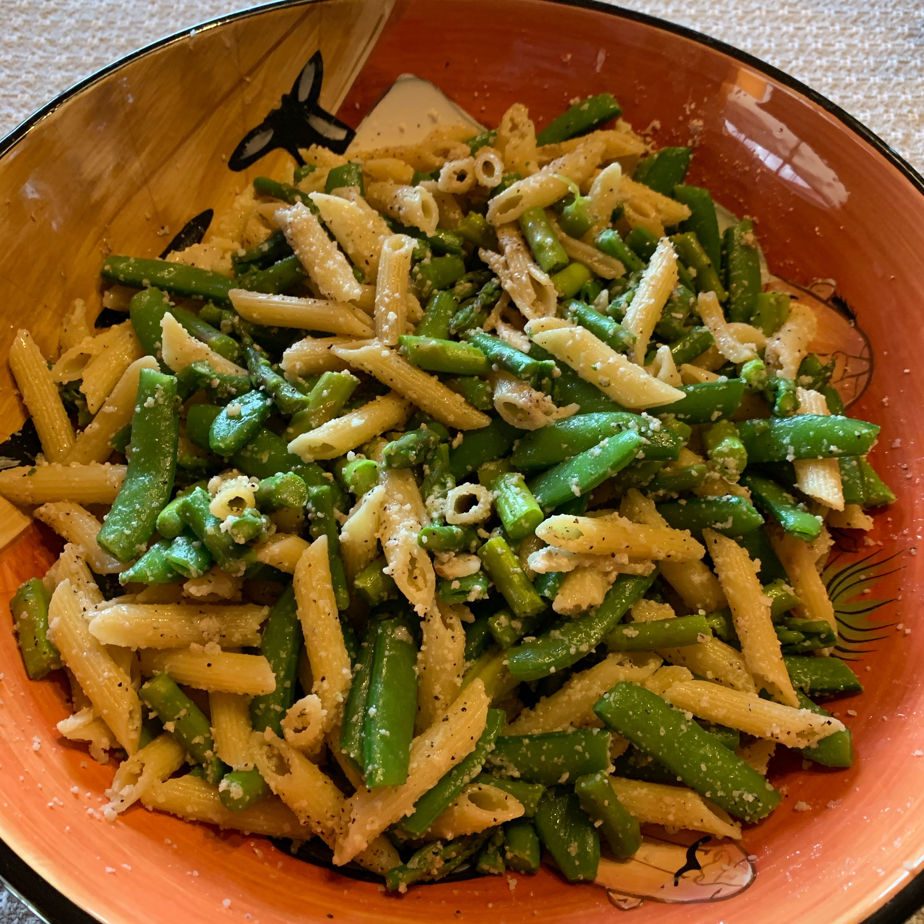 Penne with Spring Vegetables 