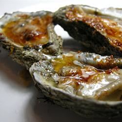 Grilled Oysters with Fennel Butter 