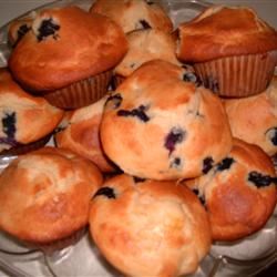 Blueberry Peach Muffins 